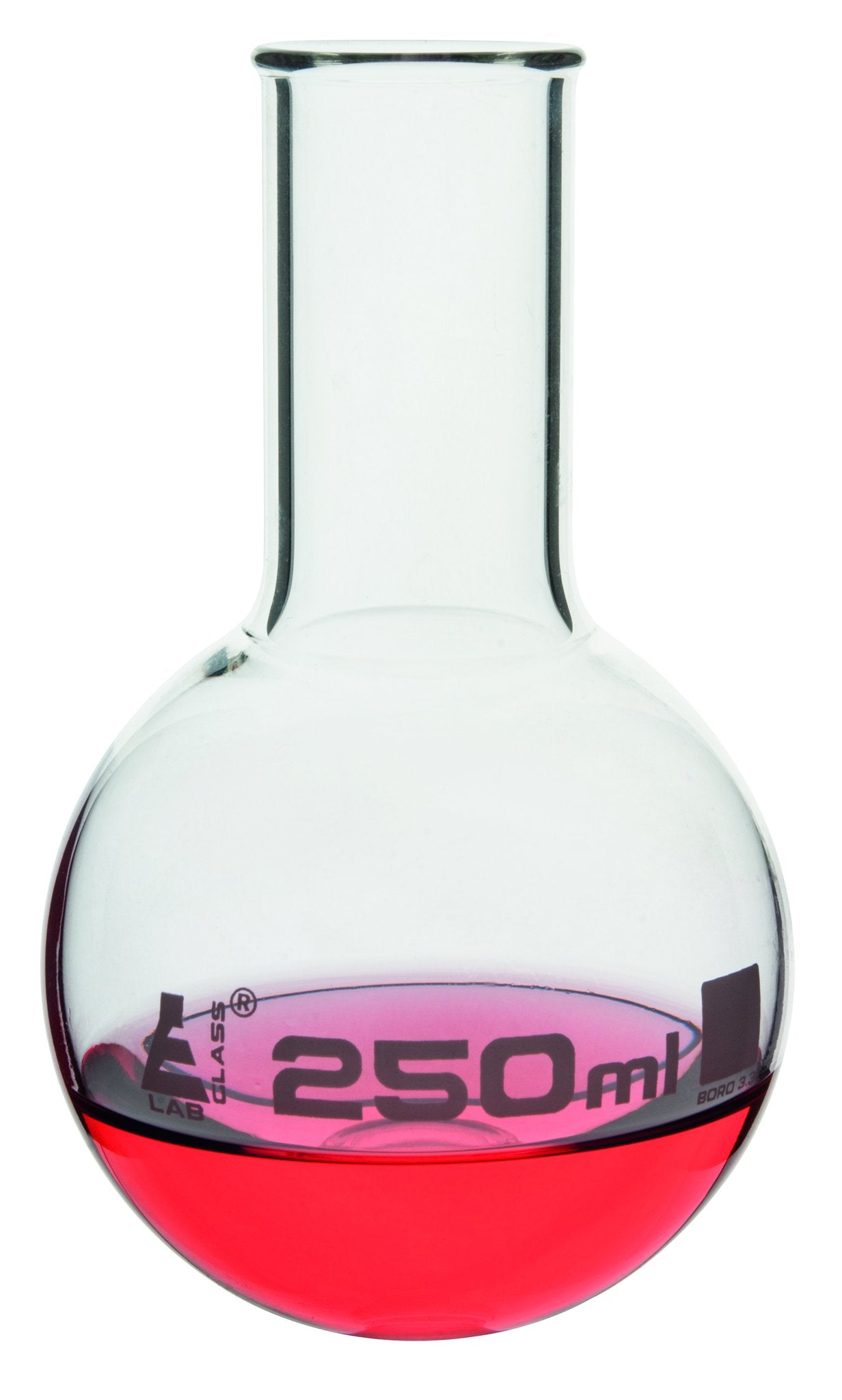 Round Bottom Narrow Neck Florence Borosilicate Glass Boiling Flask
