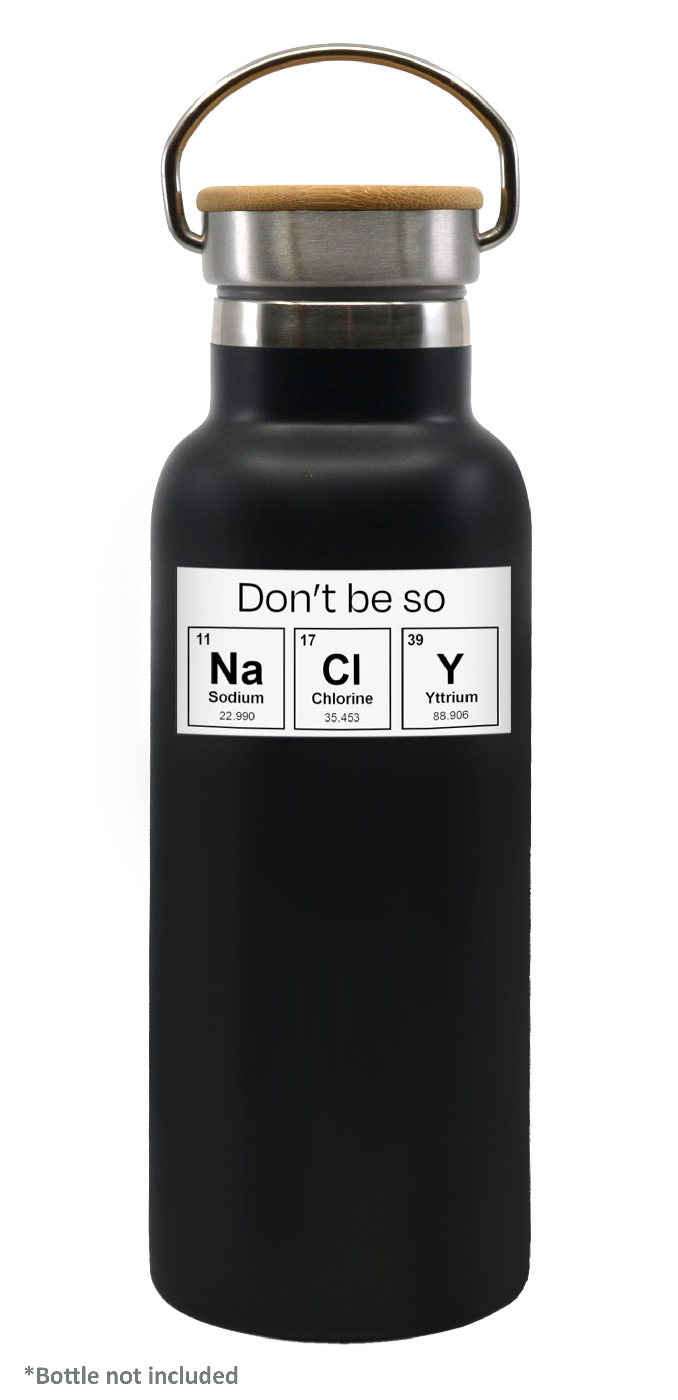 Don't Be So Salty Rectangular Premium Vinyl Sticker, 3 x 2 inch