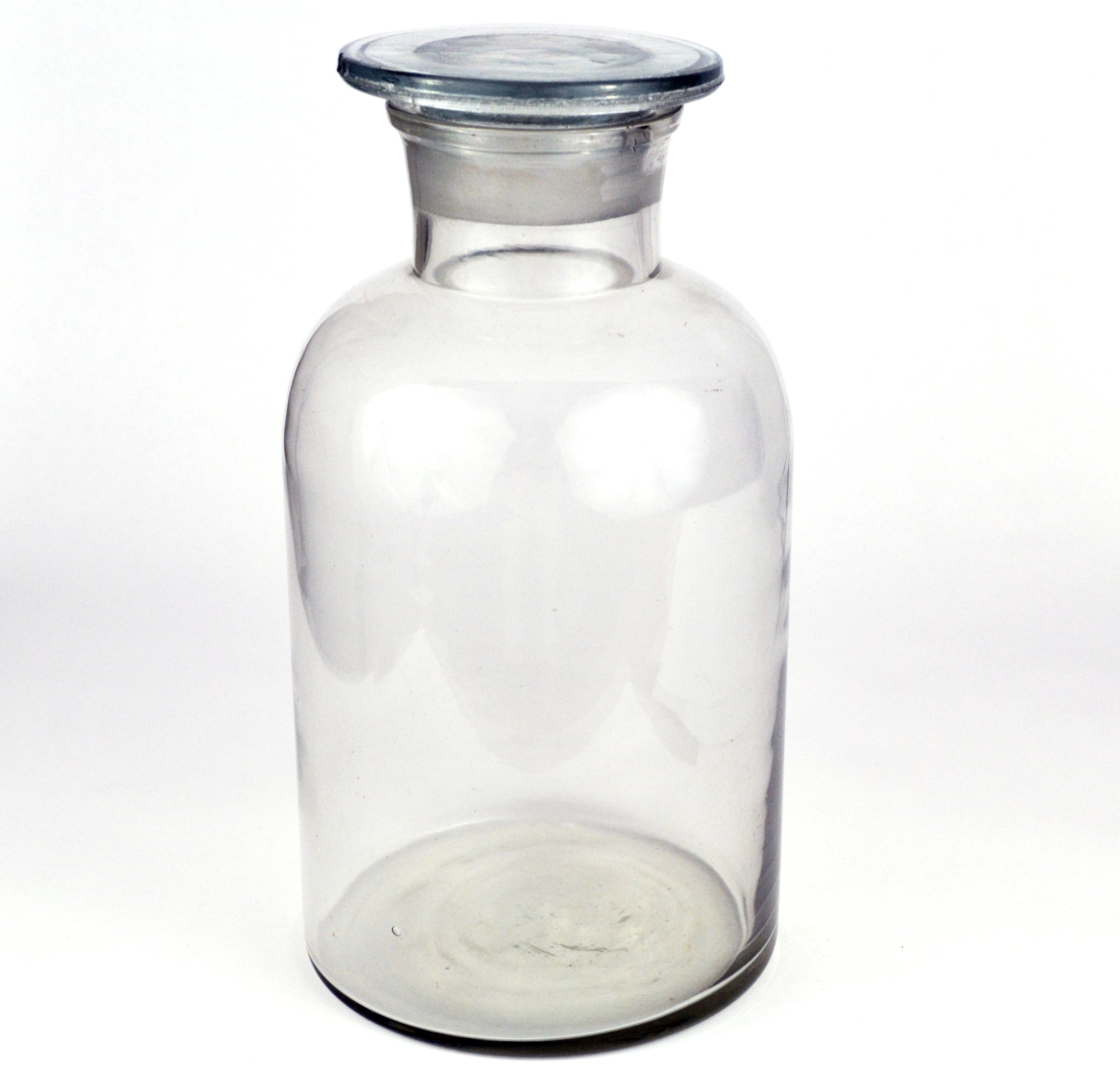 Wide Neck Soda Lime Glass Reagent Bottle with Stopper