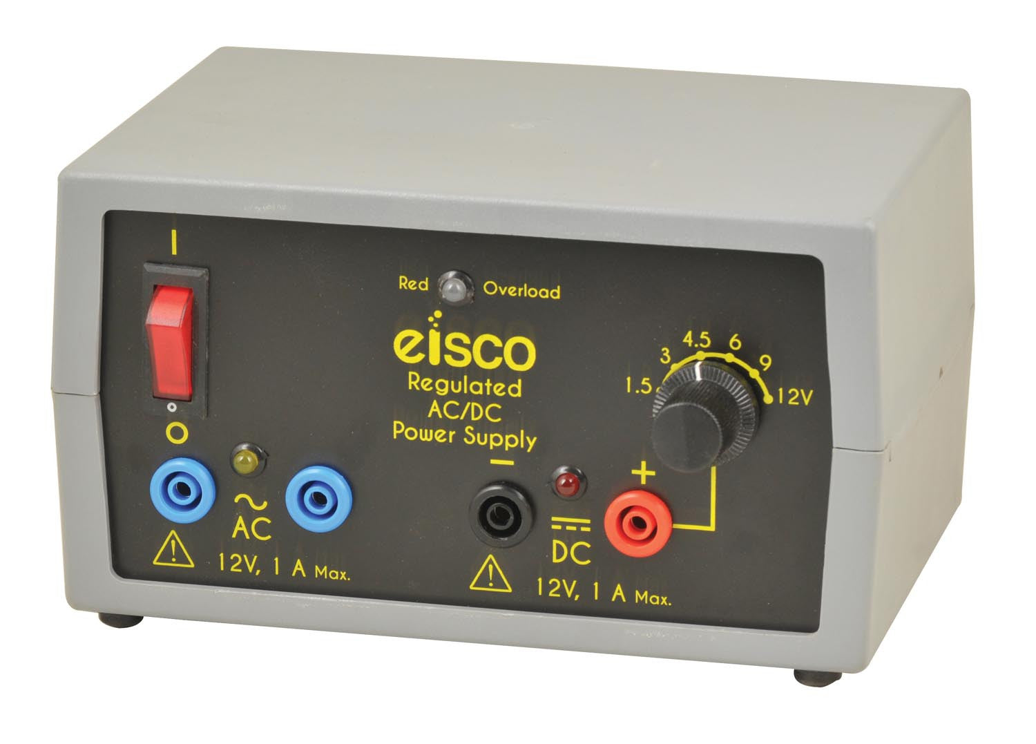 Regulated AC/DC Power Supply, 12V 1A