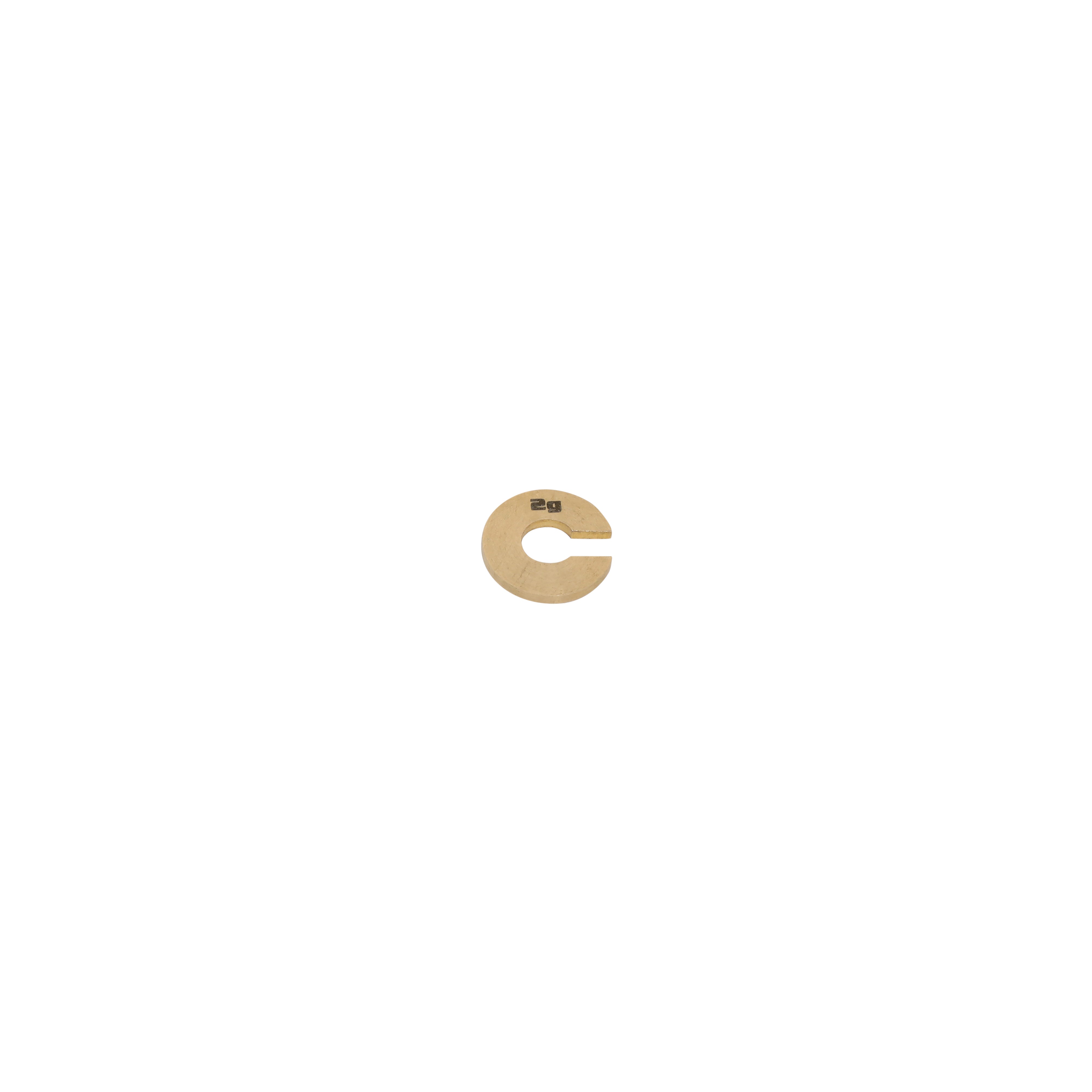Brass Slotted Weight