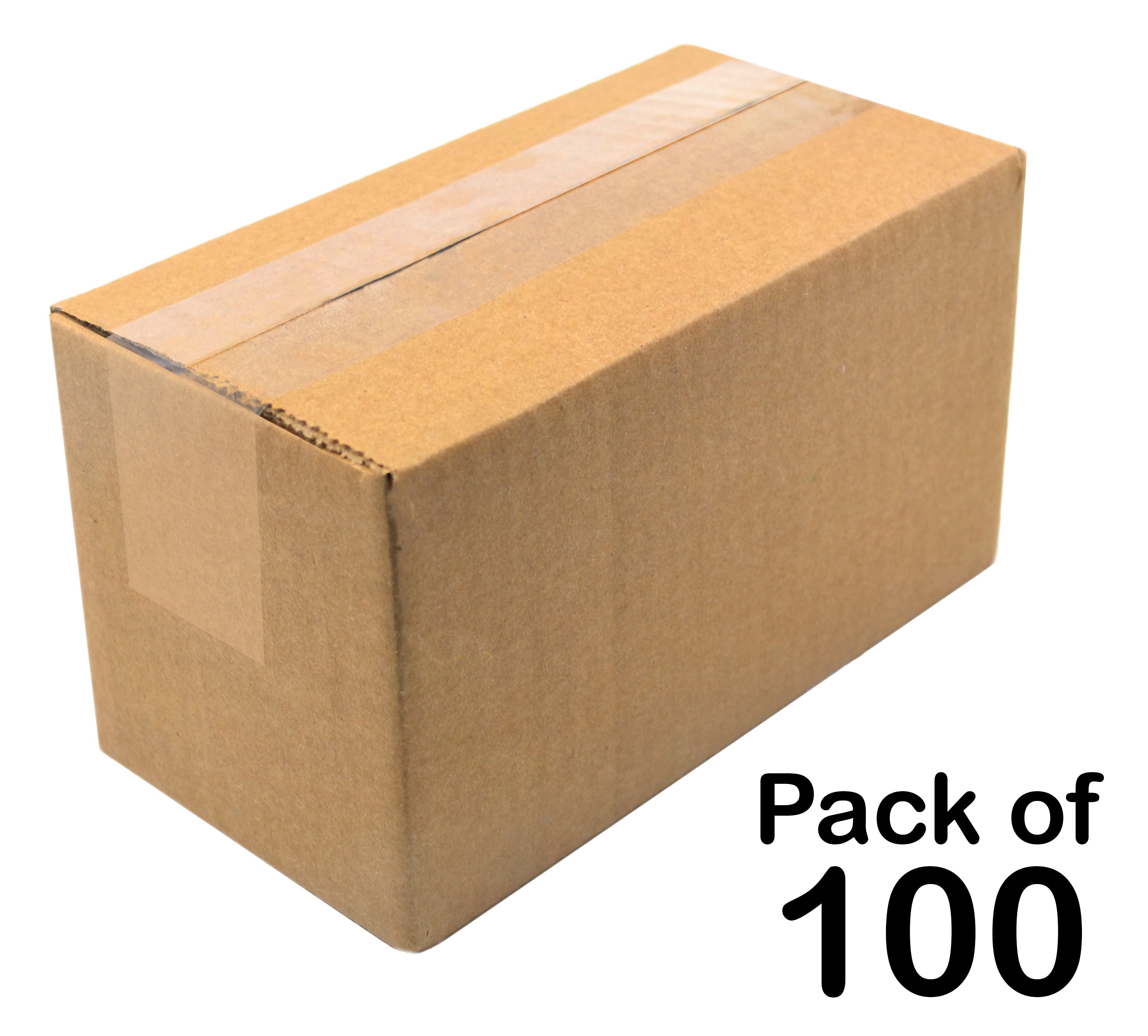 Corrugated Cardboard Shipping Box, 8x4x4"