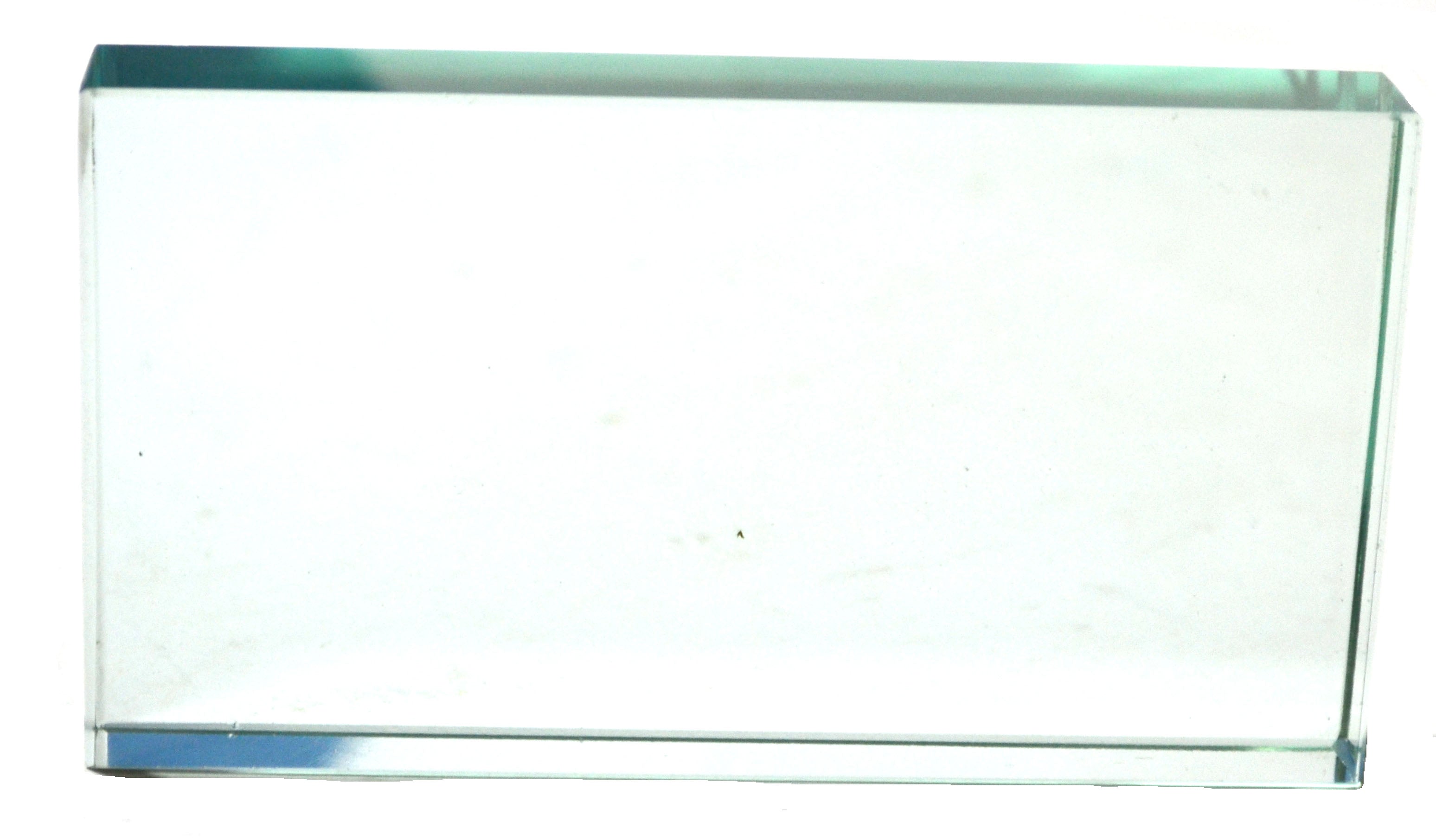 Rectangular Refraction Glass Block, 125 x 65 x 18mm