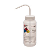 Ethanol Wash Bottle, LDPE, 4-Color Label, 500mL