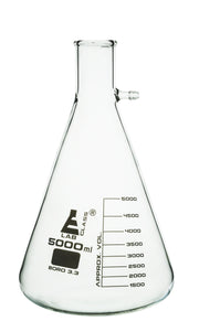Heavy Wall Borosilicate Glass Buchner Filtering Flask with Side Arm