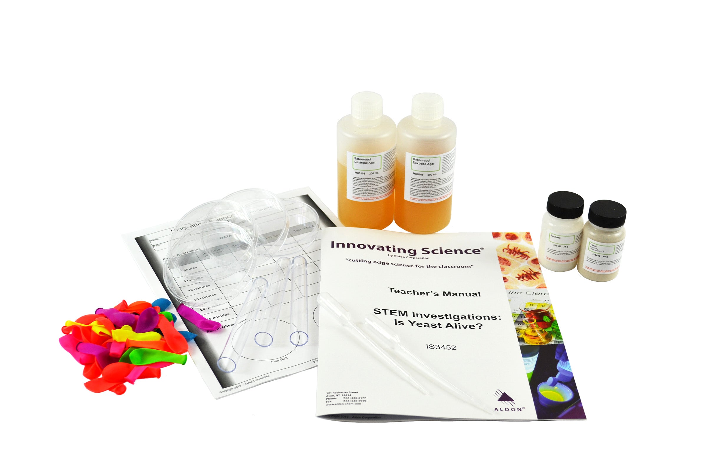 STEM Investigations Is Yeast Alive Kit for 15 Groups