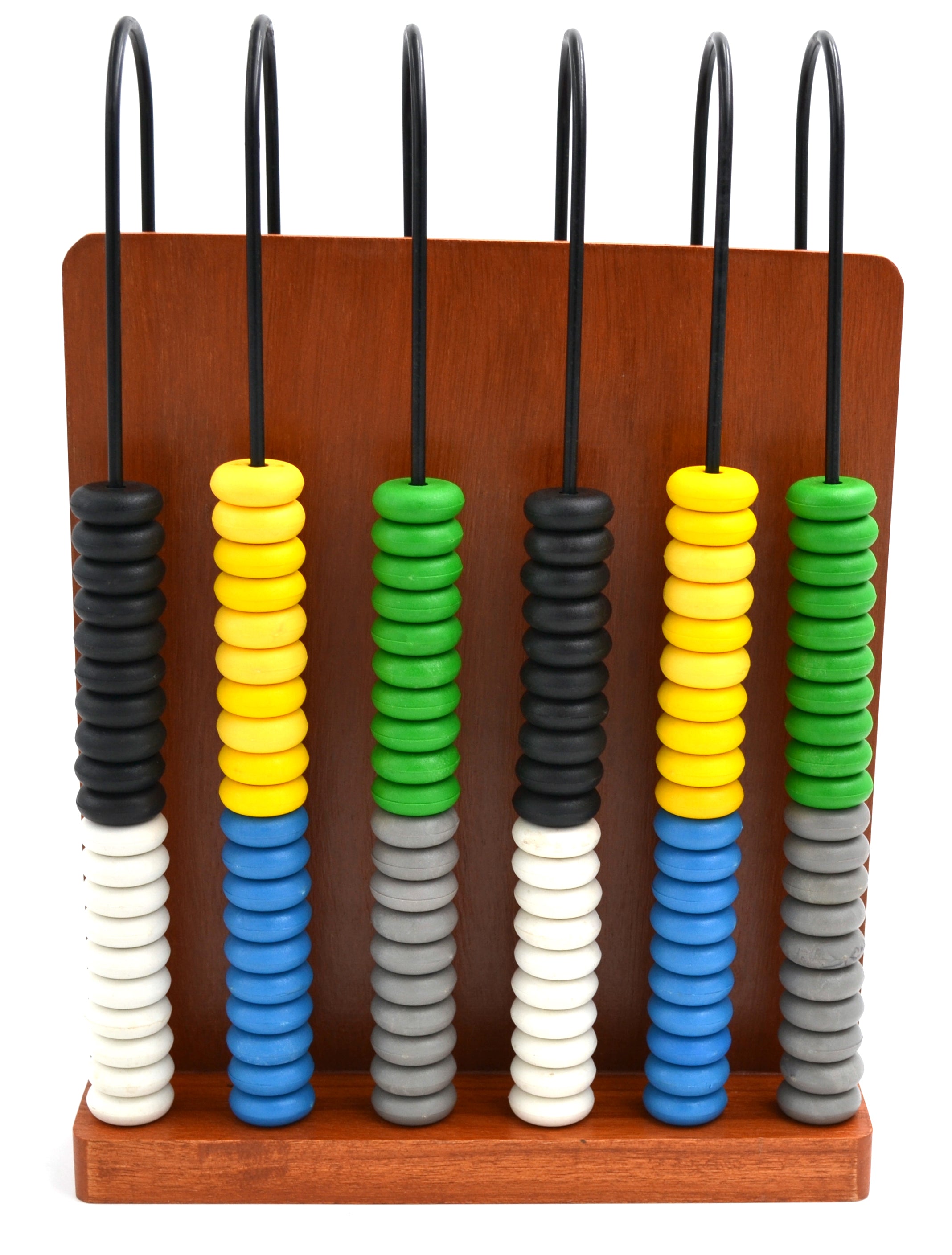 Wooden Frame Abacus, 6 Steel Wires