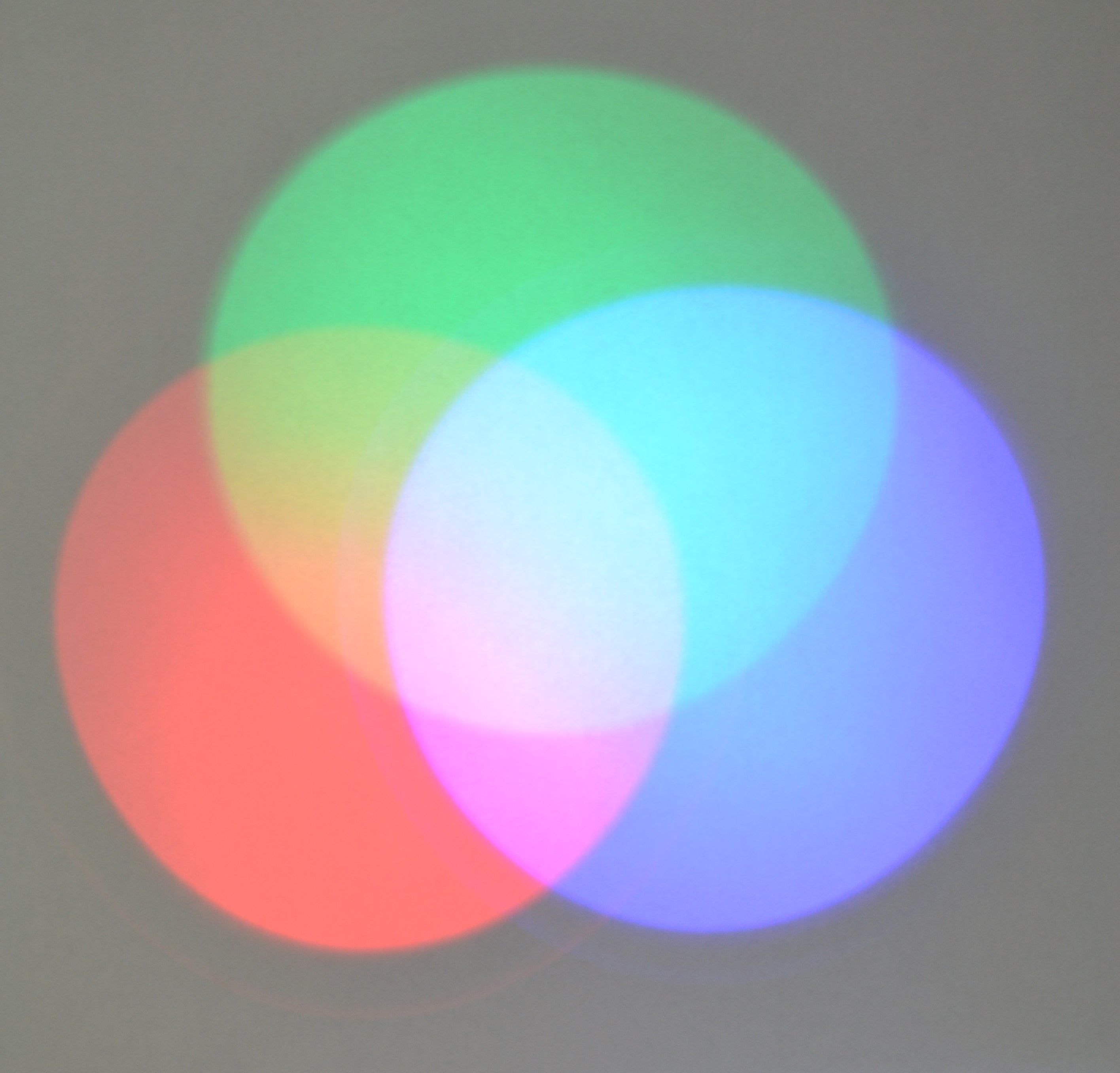 Color Mixing Apparatus with 3 RGB LED Lamps, 10 x 16" Base