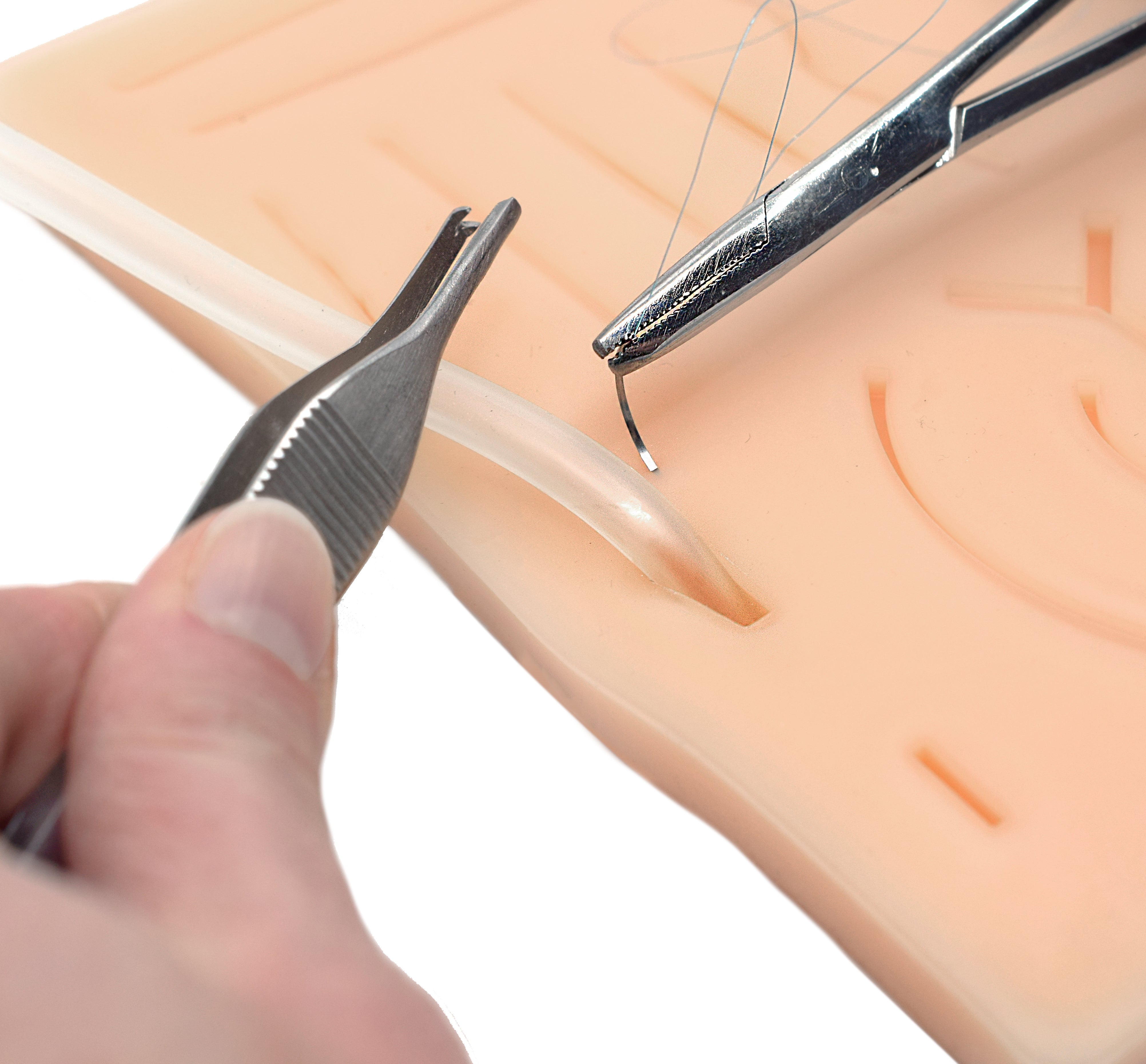 Premium Practice Suture Kit with Pad, Needles, Forceps, and Instruments