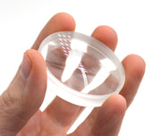 Double Concave Glass Lens, 50mm Diameter, 100mm Focal Length, 8mm Thick