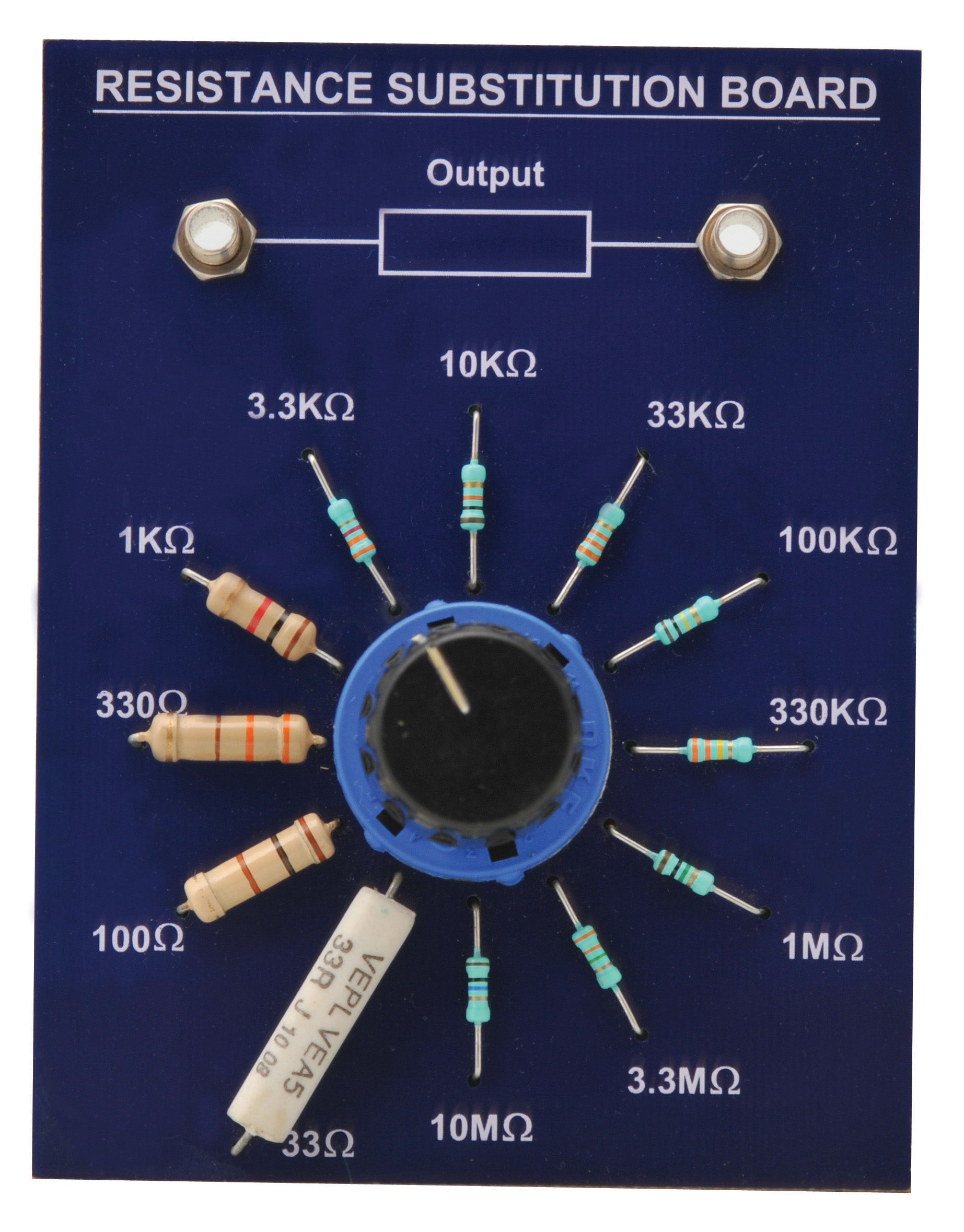 Resistance Substitution Board, 33Ω - 10MΩ