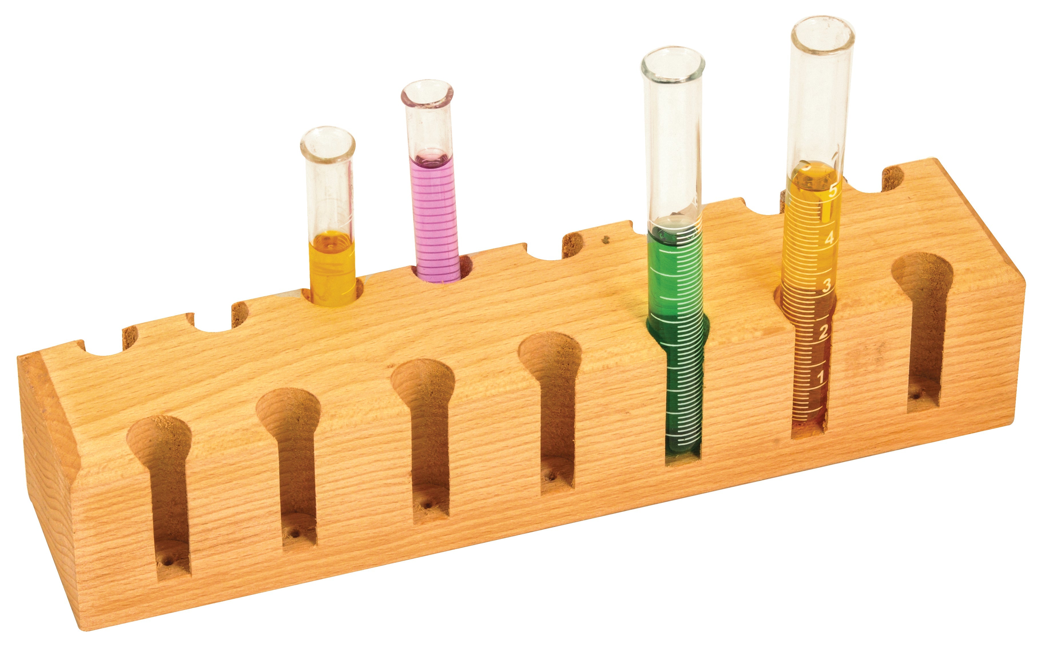 Wooden Test Tube Support, 15-Place