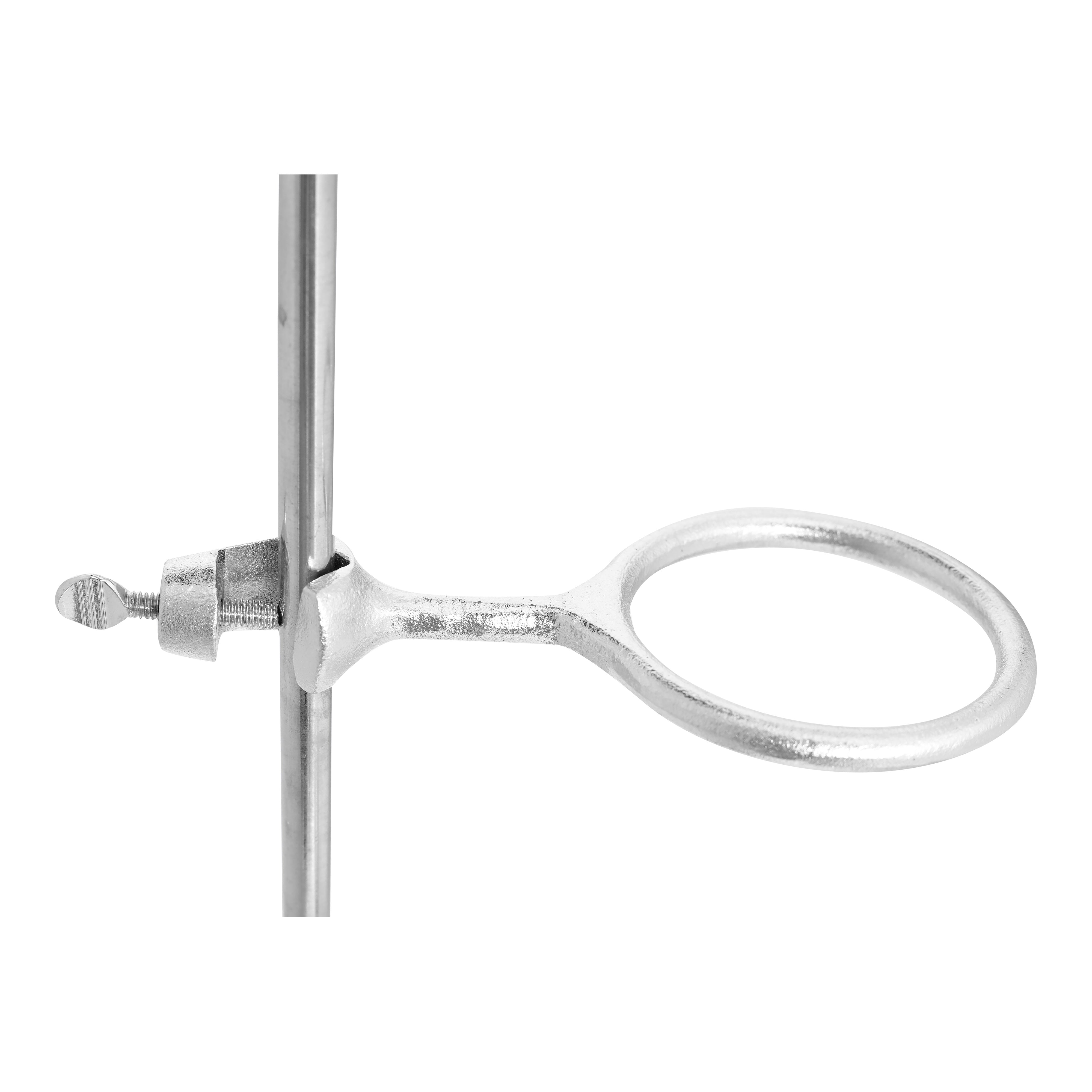 3" Closed Ring with Boss Head Clamp, 5" Long