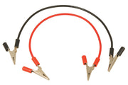 Connecting Lead with Dual Crocodile Clips, Red, 4mm Plug