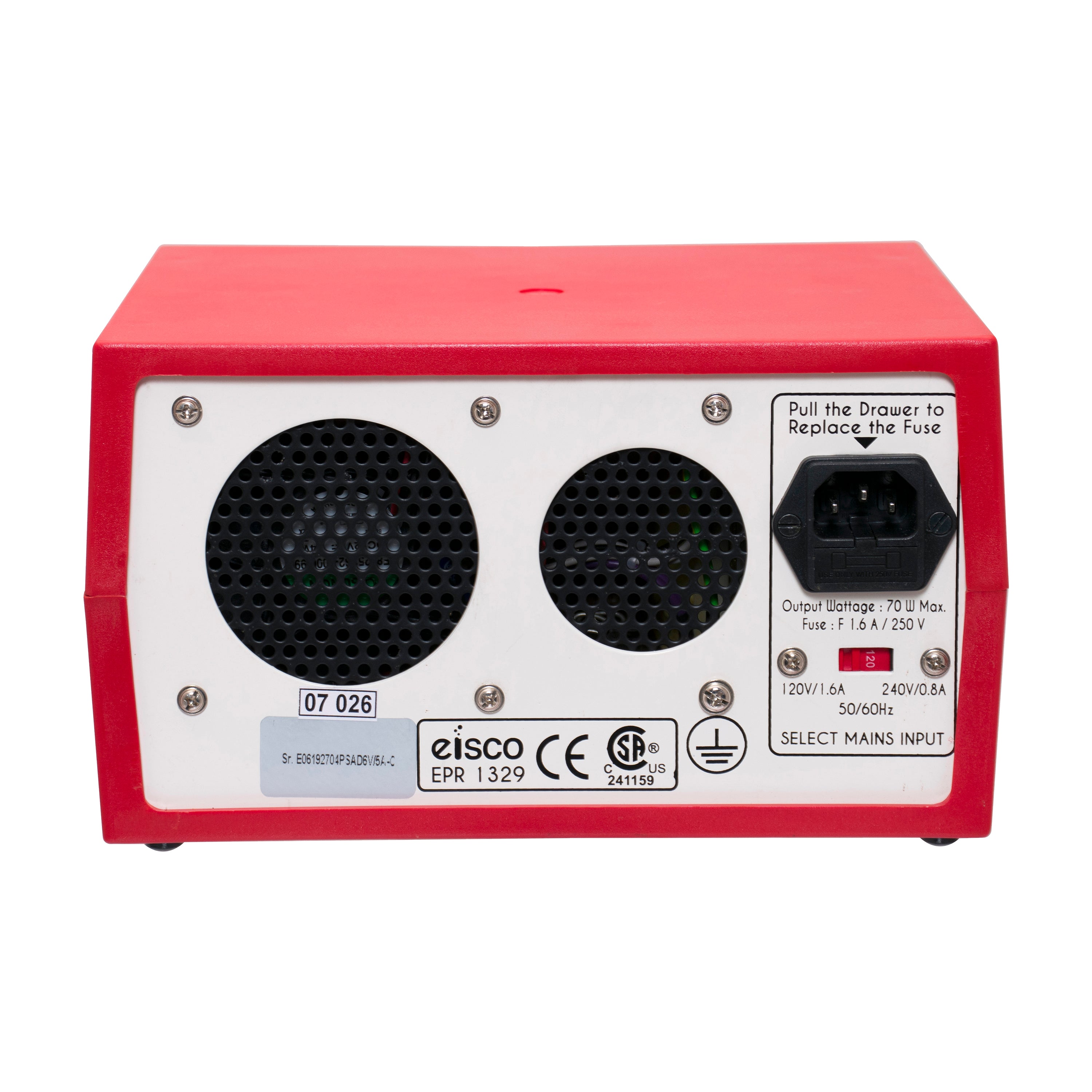 Dual-Output Power Supply, 6V AC and 0-6V DC