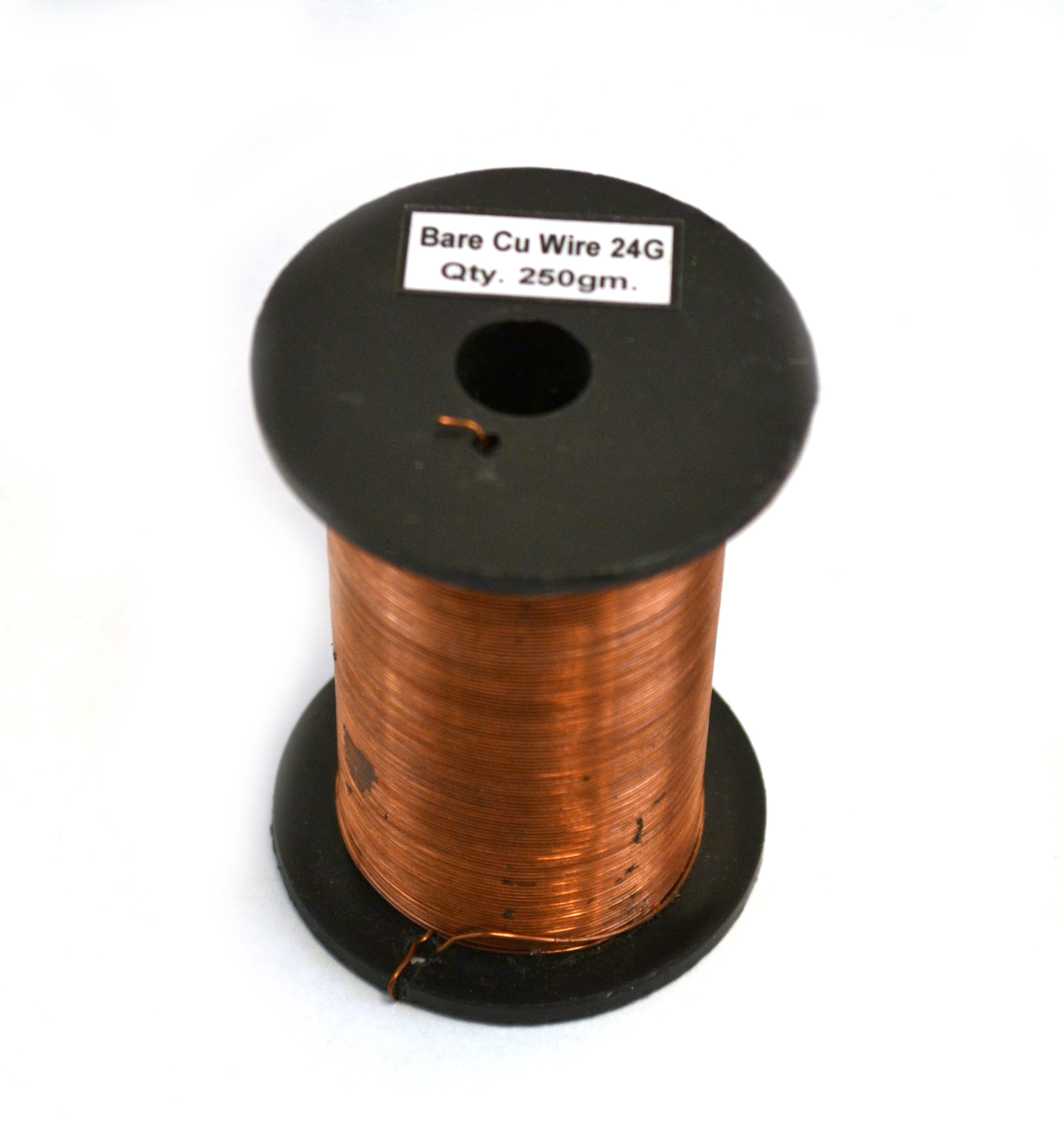 24 SWG Bare Copper Wire, 375ft Reel (0.56mm Dia)