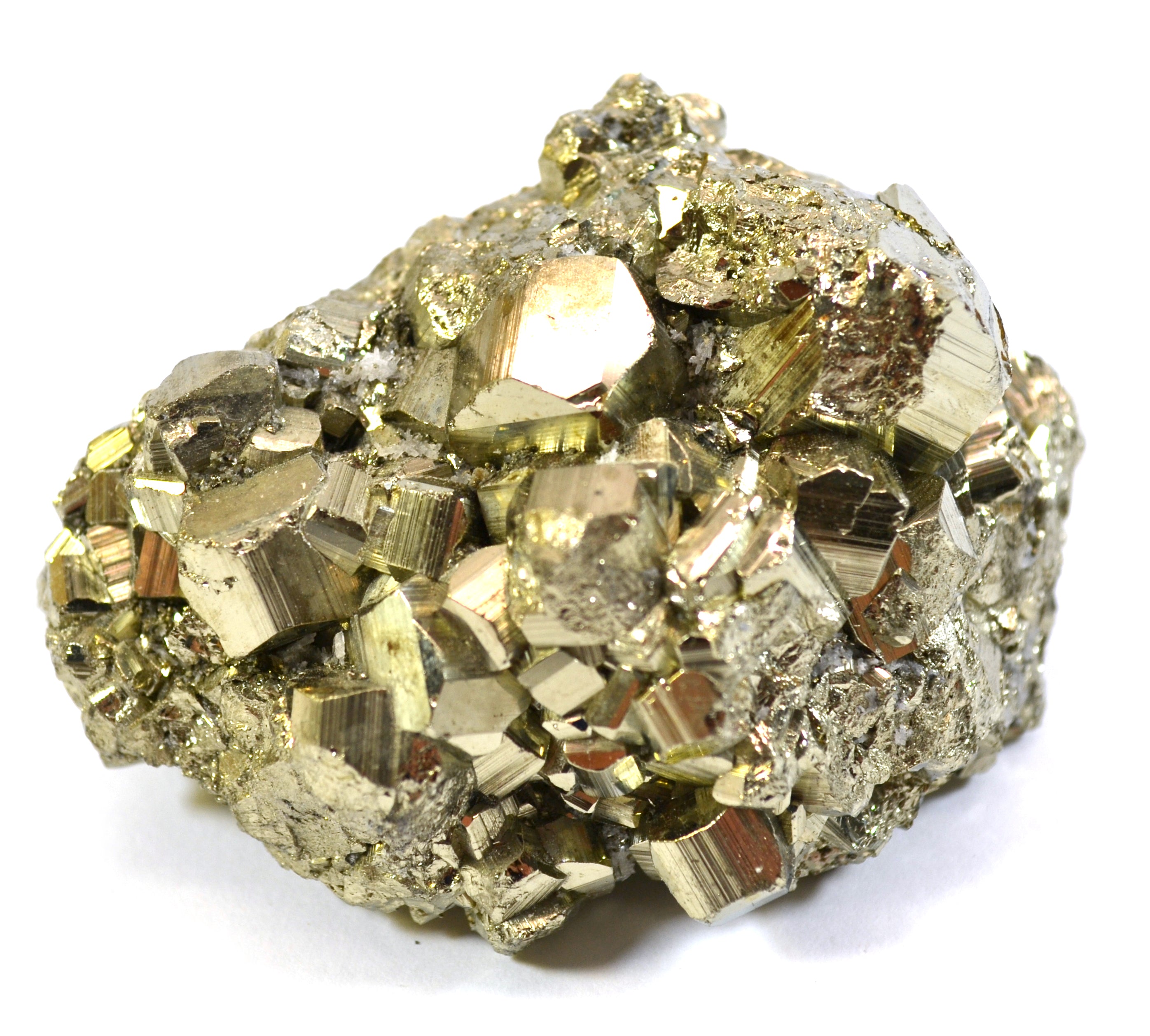 Crystalline Pyrite Specimen with 10-20mm Crystals, 2.5-3 inch