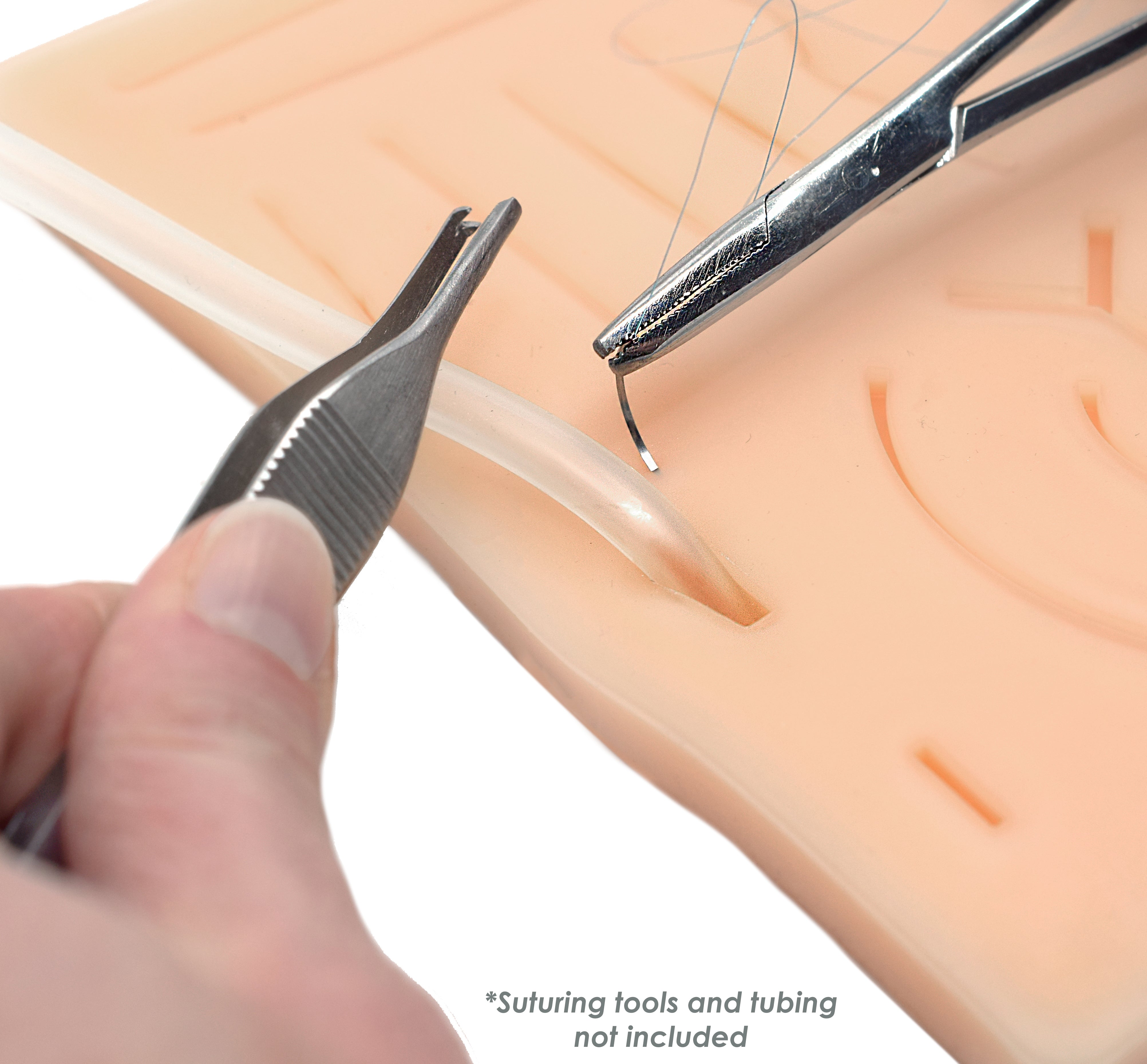 Premium Practice Suture Pad with Cuts and Lacerations