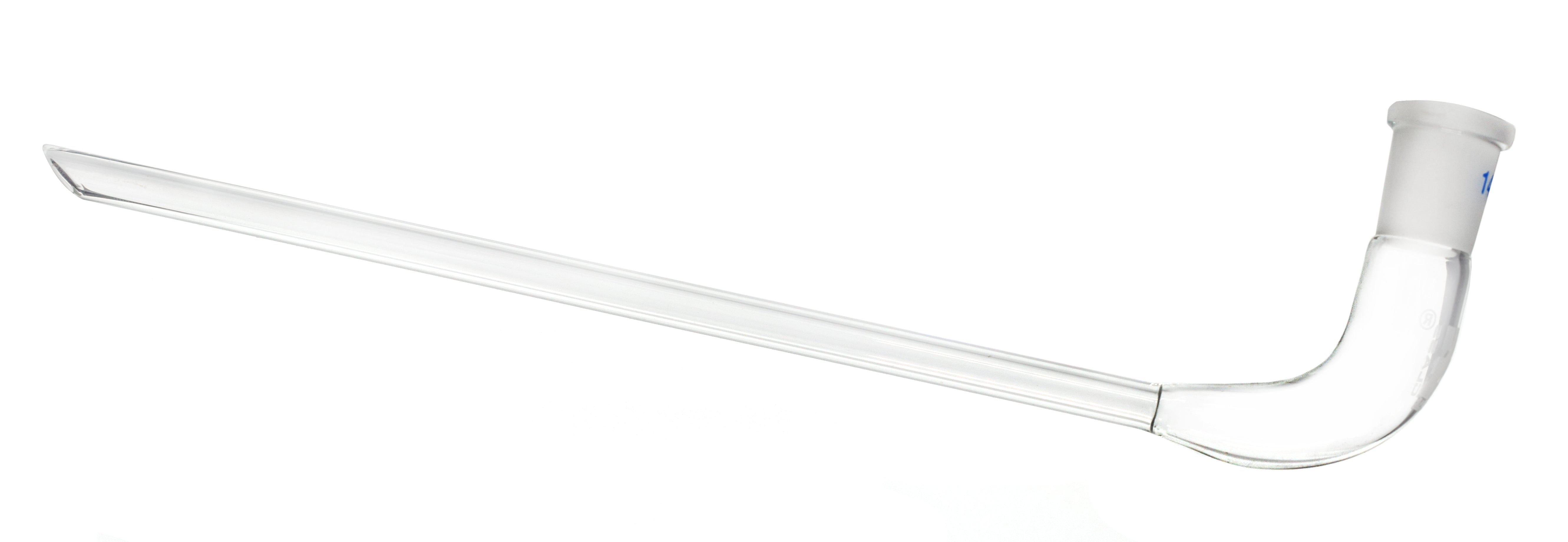 Long Stem Receiver Delivery Adapter, 14/23 Socket, 65mm Body, Borosilicate Glass