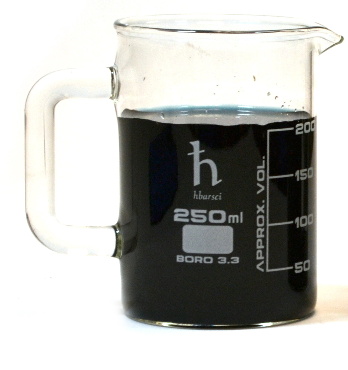 Premium 6-Piece Laboratory Glass Barware Set with Beaker Shotglasses, Beaker Mugs and Flask Mug