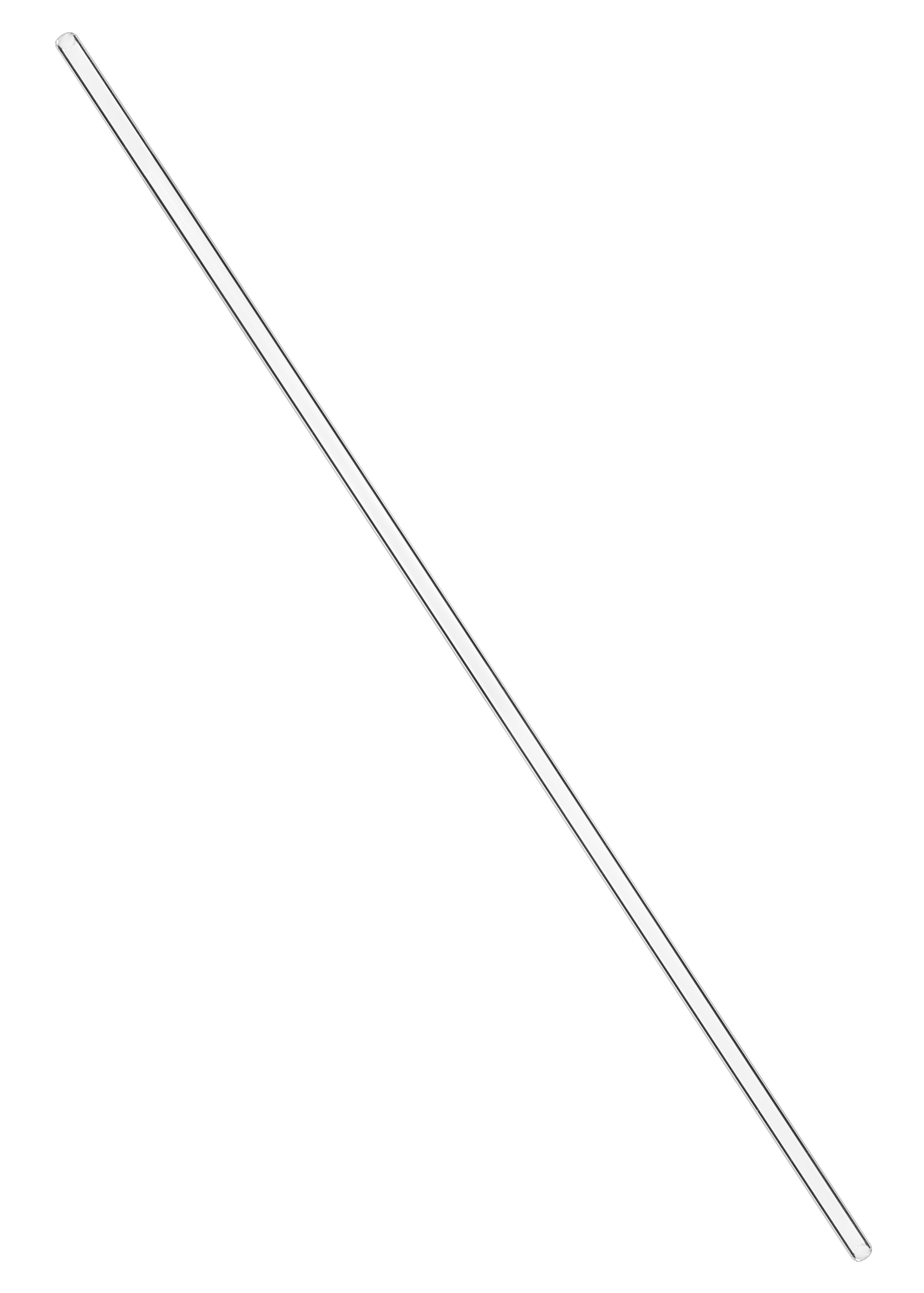 Borosilicate Glass Tubing, 20 inch, 0.28 inch OD and 0.19 inch ID