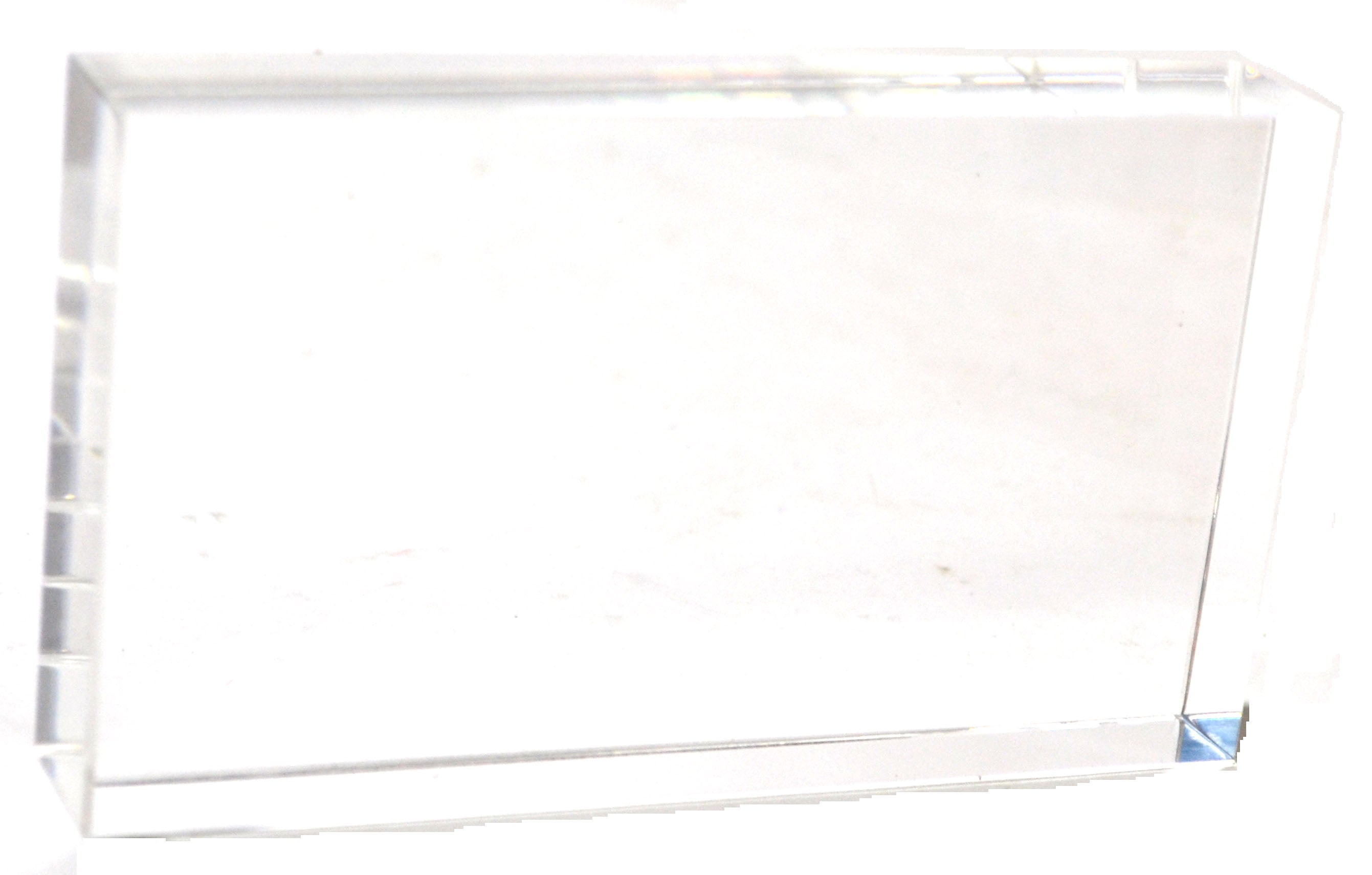 Rectangular Refraction Acrylic Block, 115 x 65 x 18mm