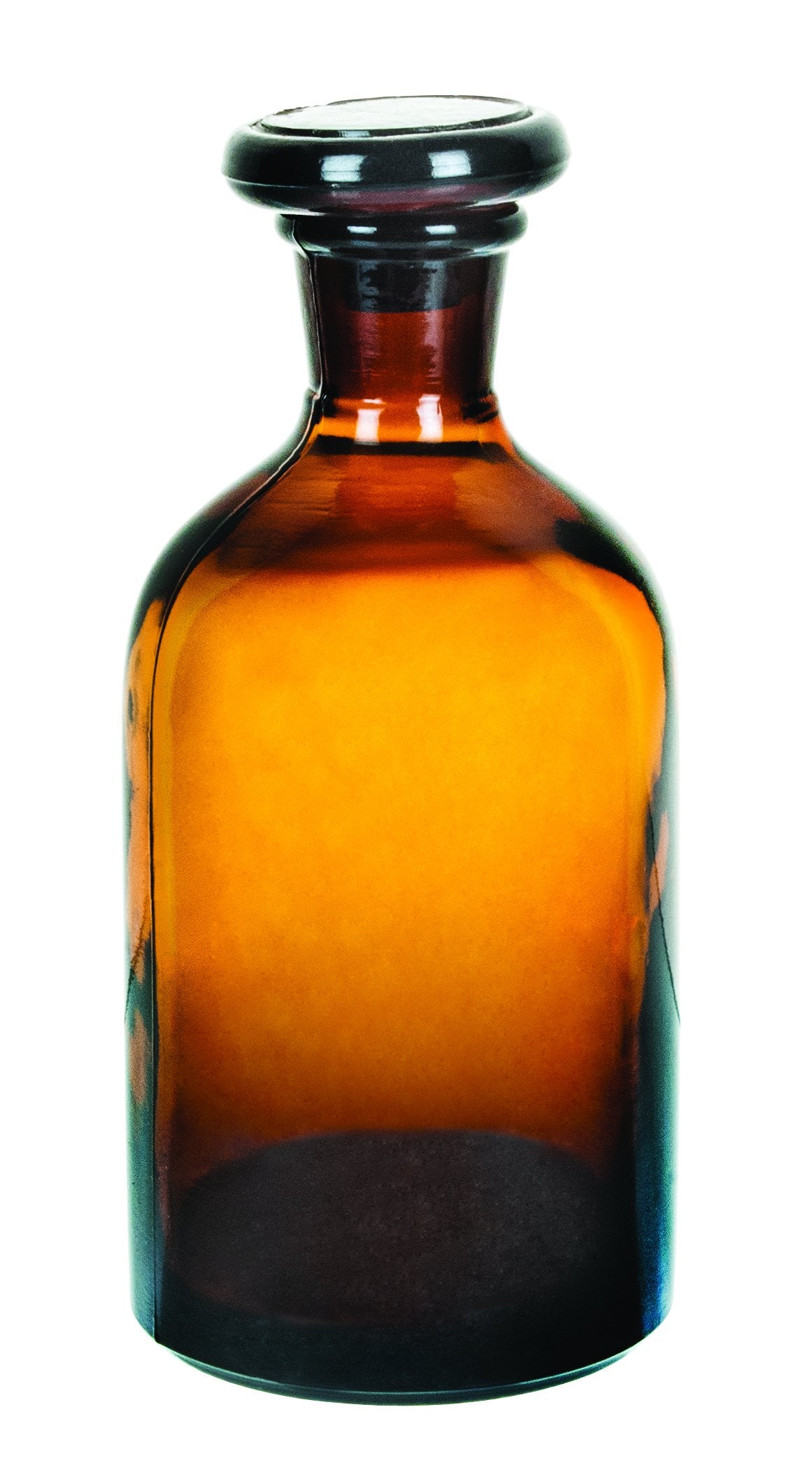 Narrow Neck Amber Borosilicate Glass Reagent Bottle