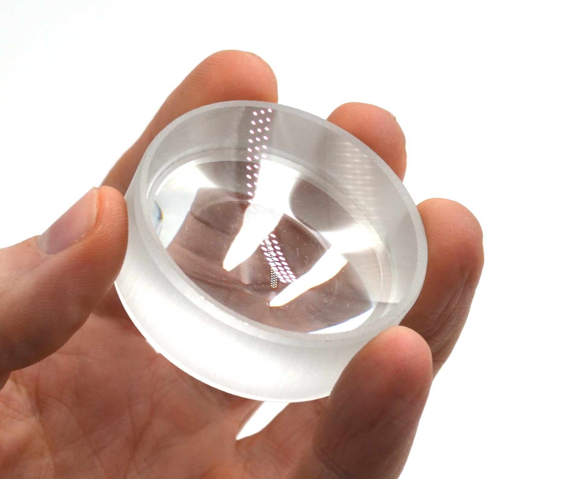 Double Concave Glass Lens, 50mm Diameter, 100mm Focal Length, 16.5mm Thick