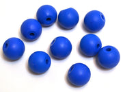 Blue Molecular Model Atom, 2.2cm, 2 Holes, 10-Pack