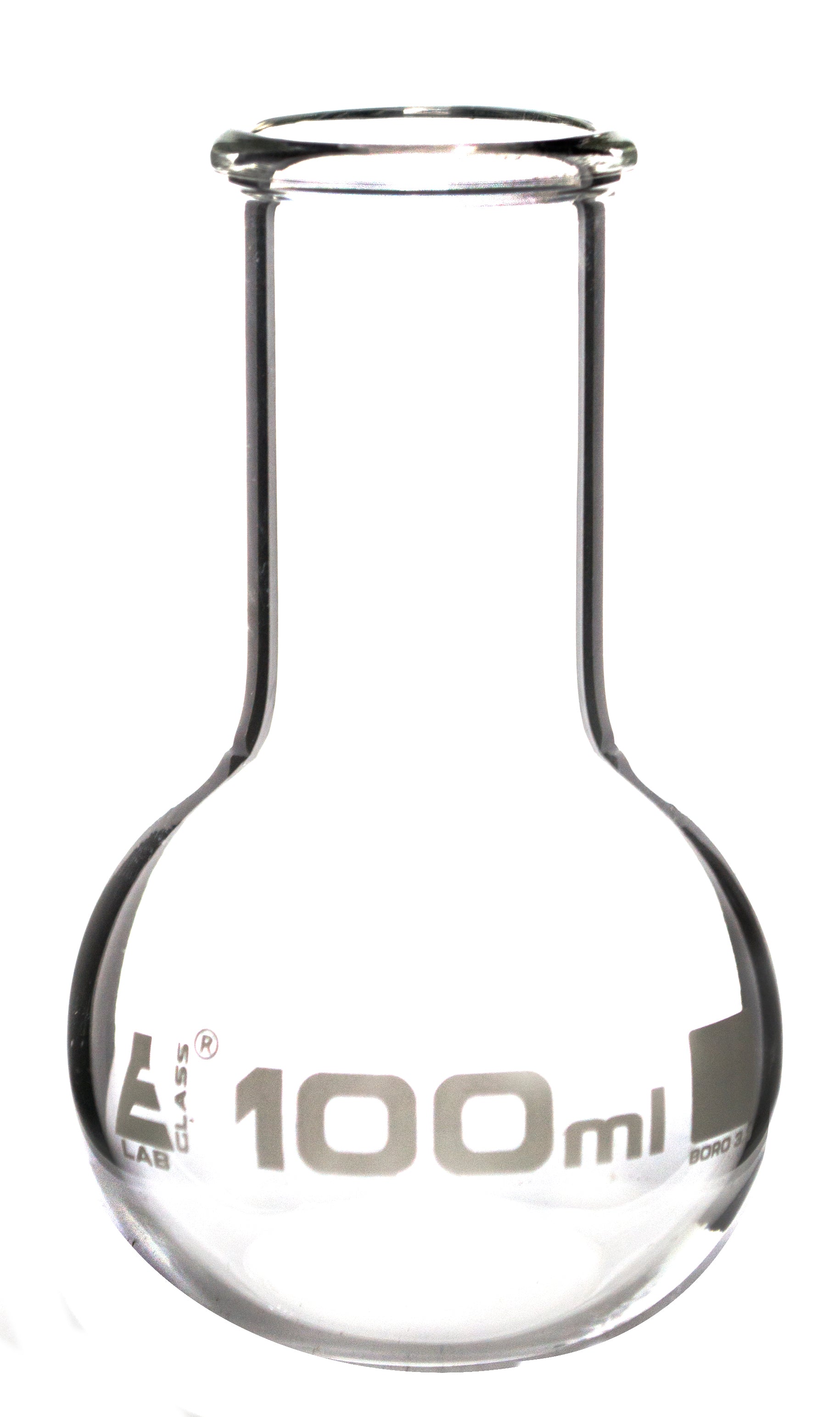 Flat Bottom Wide Neck Borosilicate Glass Boiling Flask