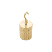 Brass Slotted Mass Set with Hanger, 4 x 50g (250g Total)