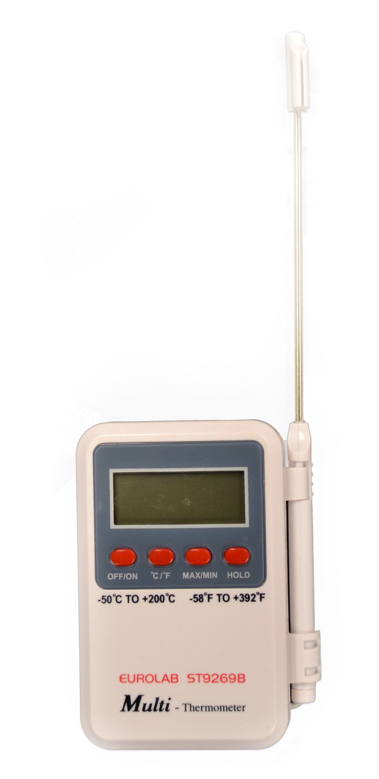 Wide-Range Digital Thermometer with Probe Classroom Pack, -50 to 300°C, 10-Pack