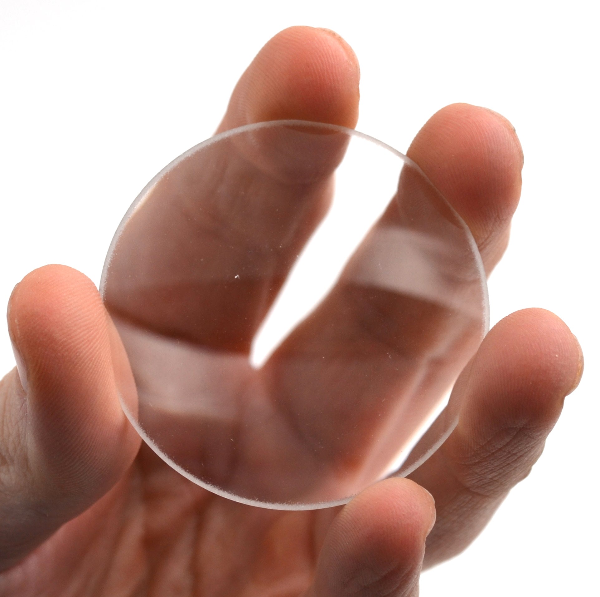 Double Convex Glass Lens, 50mm Diameter