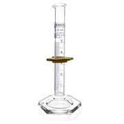 ASTM Class A Borosilicate Glass Graduated Cylinder with Individual Certificate, Blue Graduations