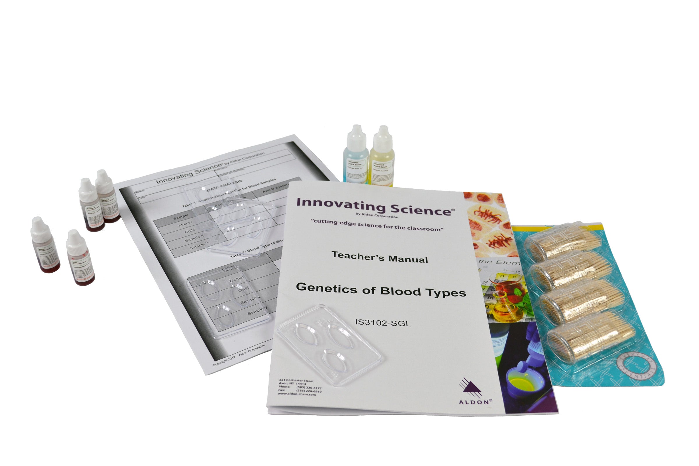 Genetics of Blood Type Inheritance and Paternity Small Group Learning Kit
