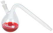 Borosilicate Glass Retort with Stopper
