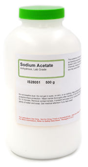 Anhydrous Sodium Acetate, 500g, Laboratory Grade