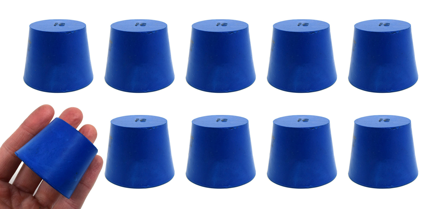 Solid Neoprene Stopper, 10-Pack