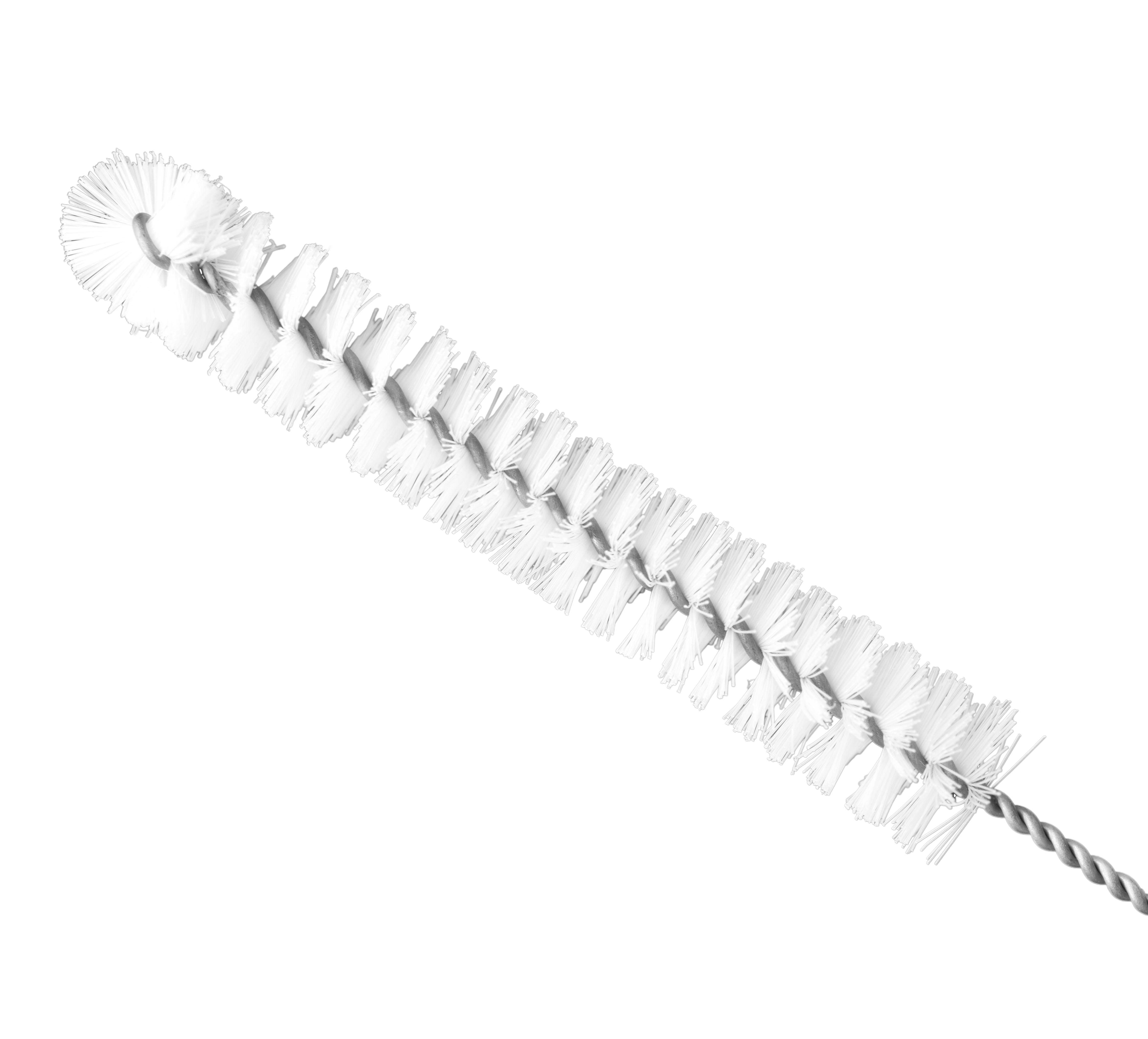 7.25" Semi-Micro Nylon Cleaning Brush for 0.25-0.4" Tubes