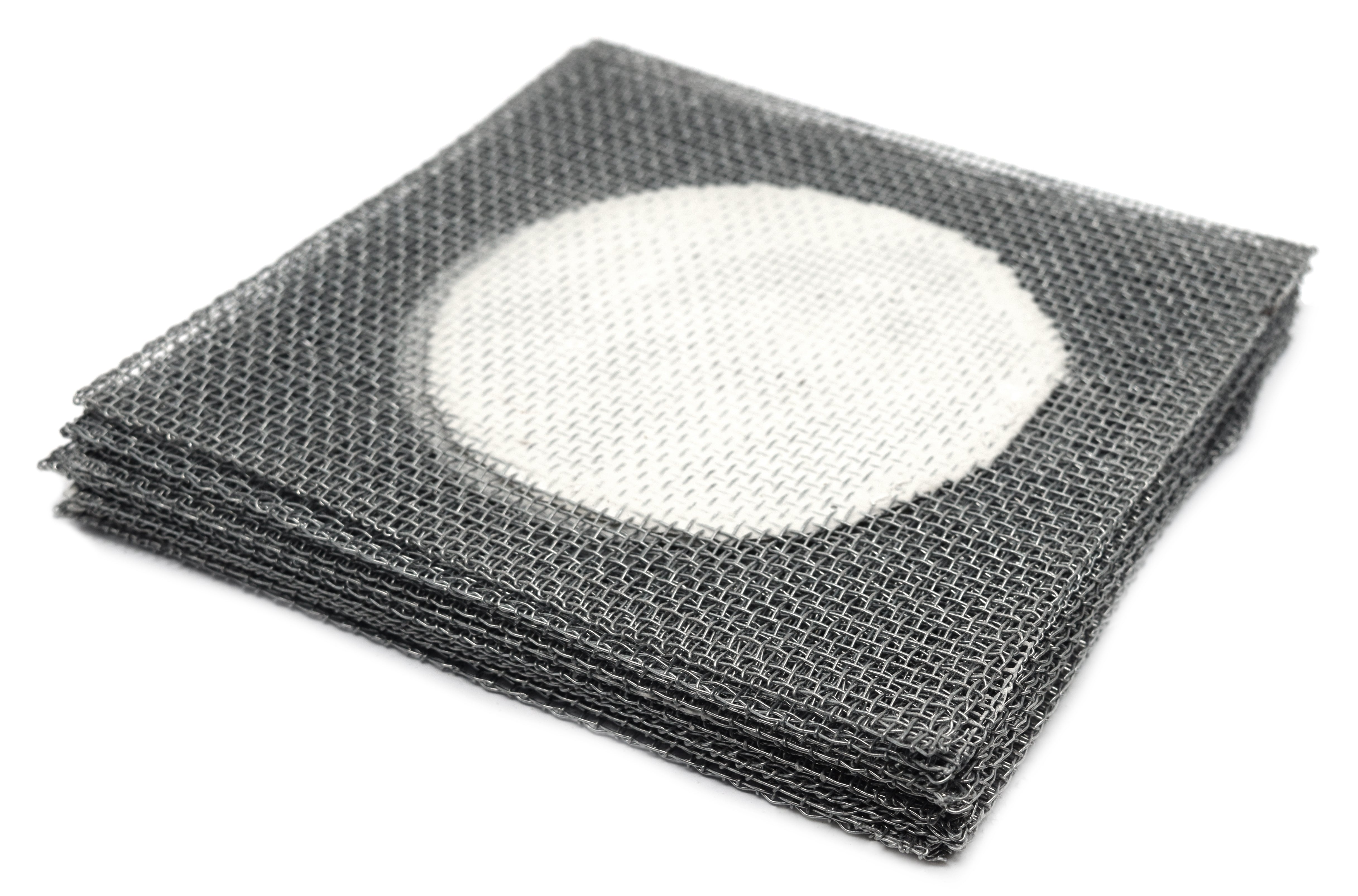 Iron Wire Gauze with Ceramic Center, 6 x 6", 10-Pack