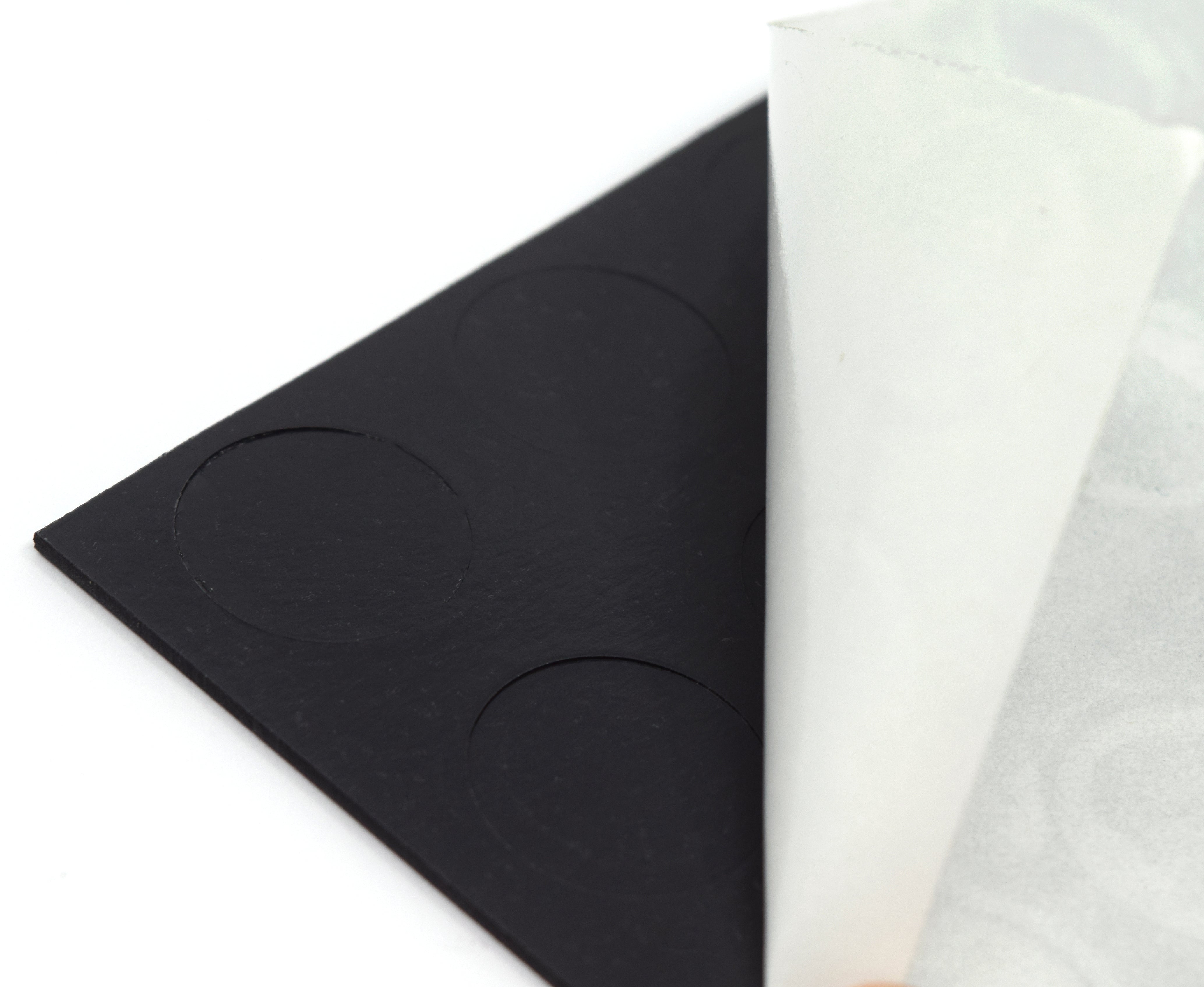 Flexible Adhesive Magnetic Circles, 0.75", 80-Pack