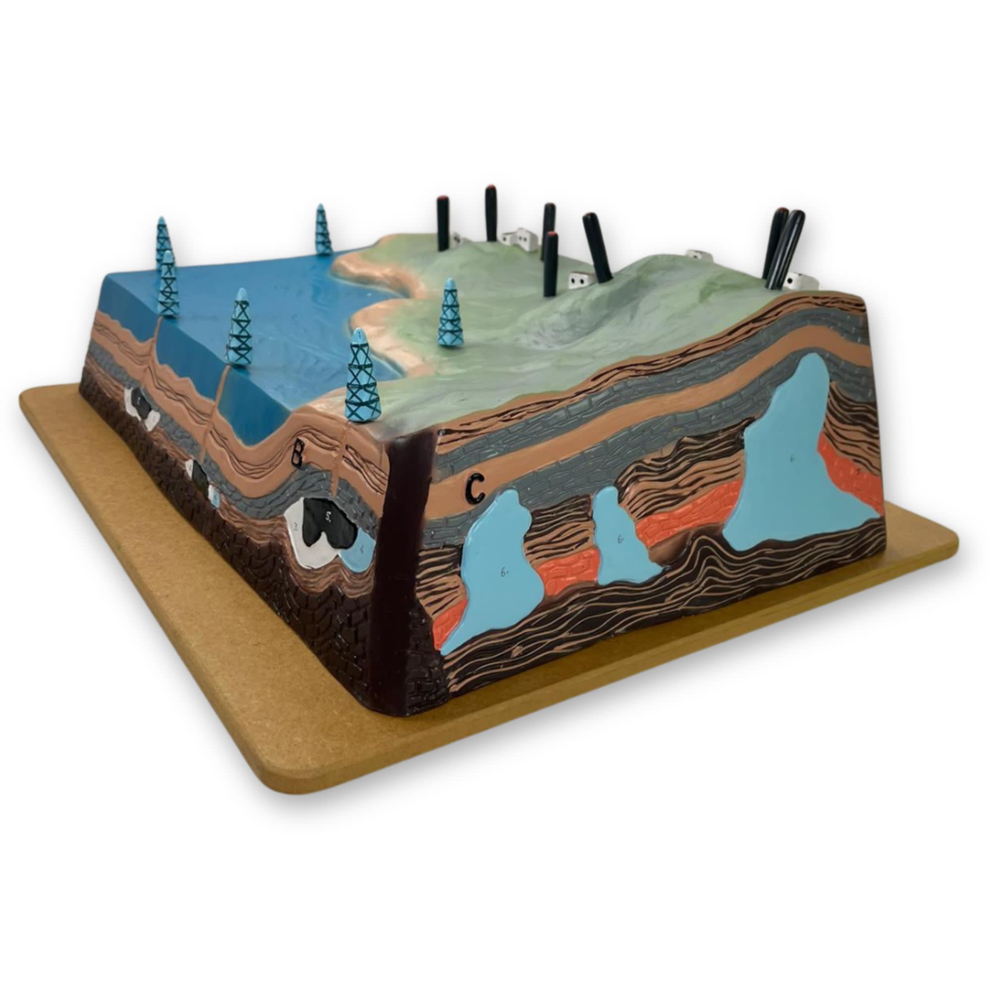 Underground Mineral Deposits Teaching Model