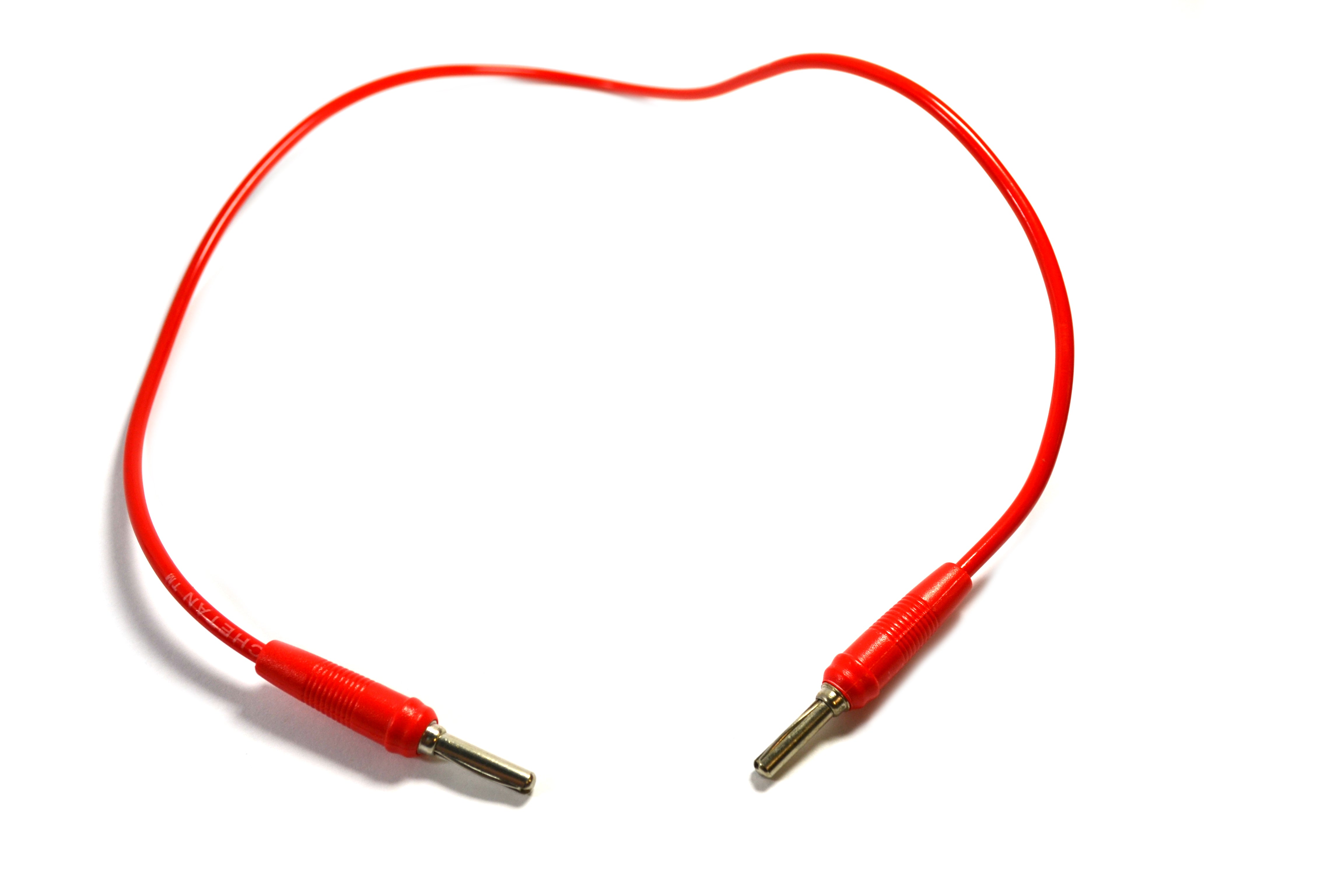 750mm Red 4mm Insulated Connecting Lead