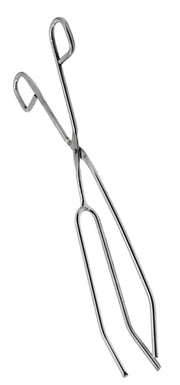 12" Stainless Steel 3-Prong Beaker Tongs for Furnace Use