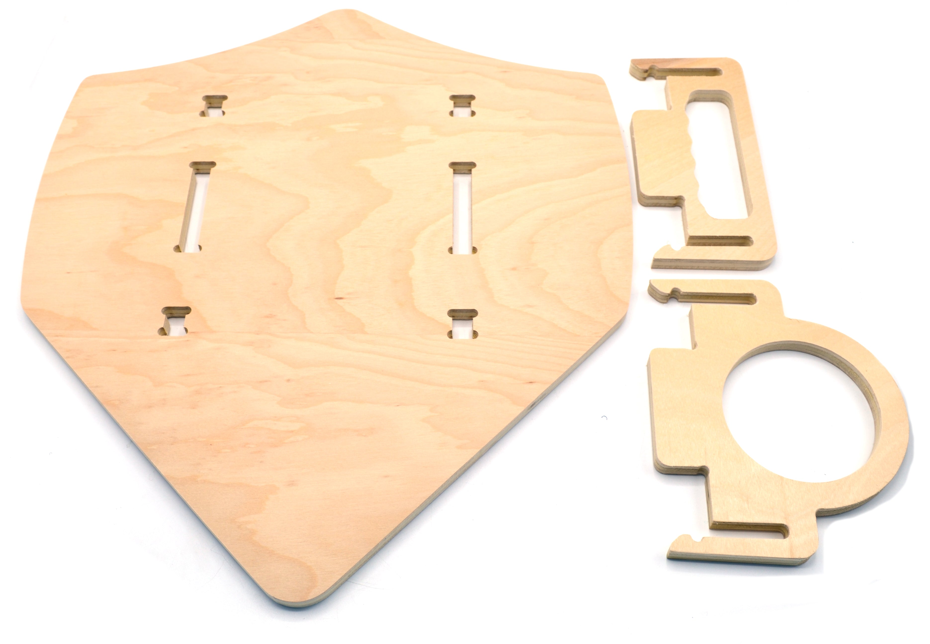 American Birch Plywood Wooden Knight's Shield, 18 inch