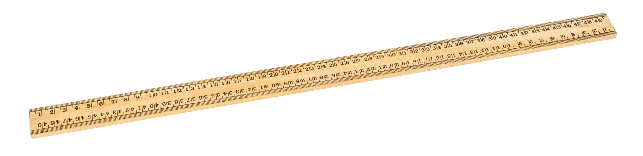 Hardwood Half Meter Stick with Vertical Reading