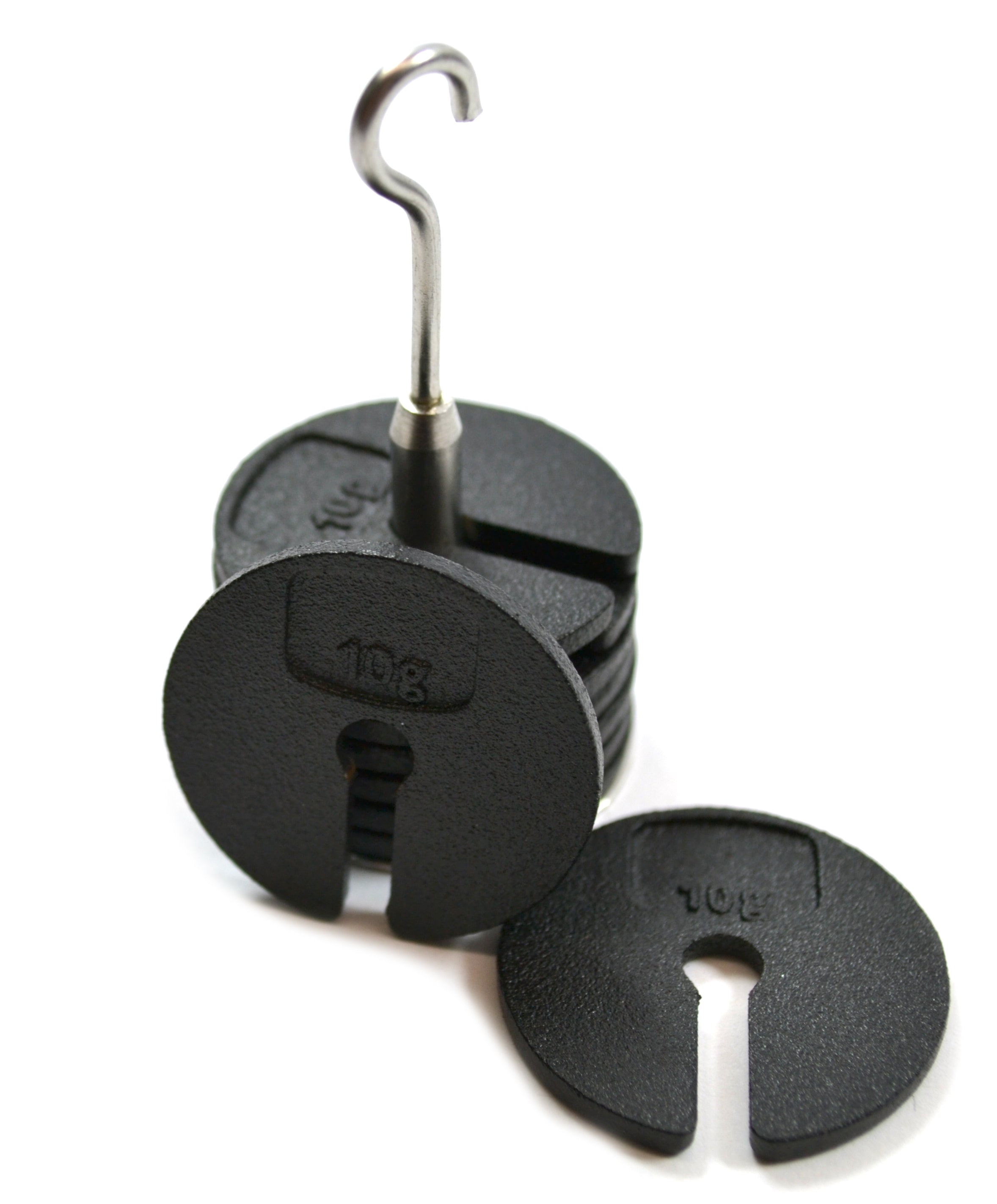 Zinc-Cast Slotted Mass Set with Hanger