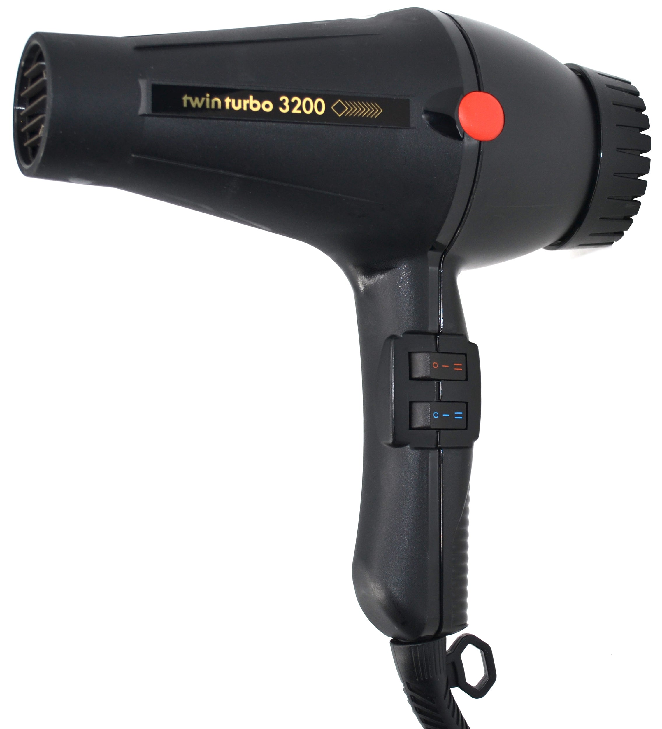 Turbo Power Twin Turbo 3200, Black, Compact/ Lightweight Professional Blow Dryer