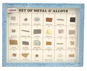 Set of 24 Metal & Alloys, Cardboard Box