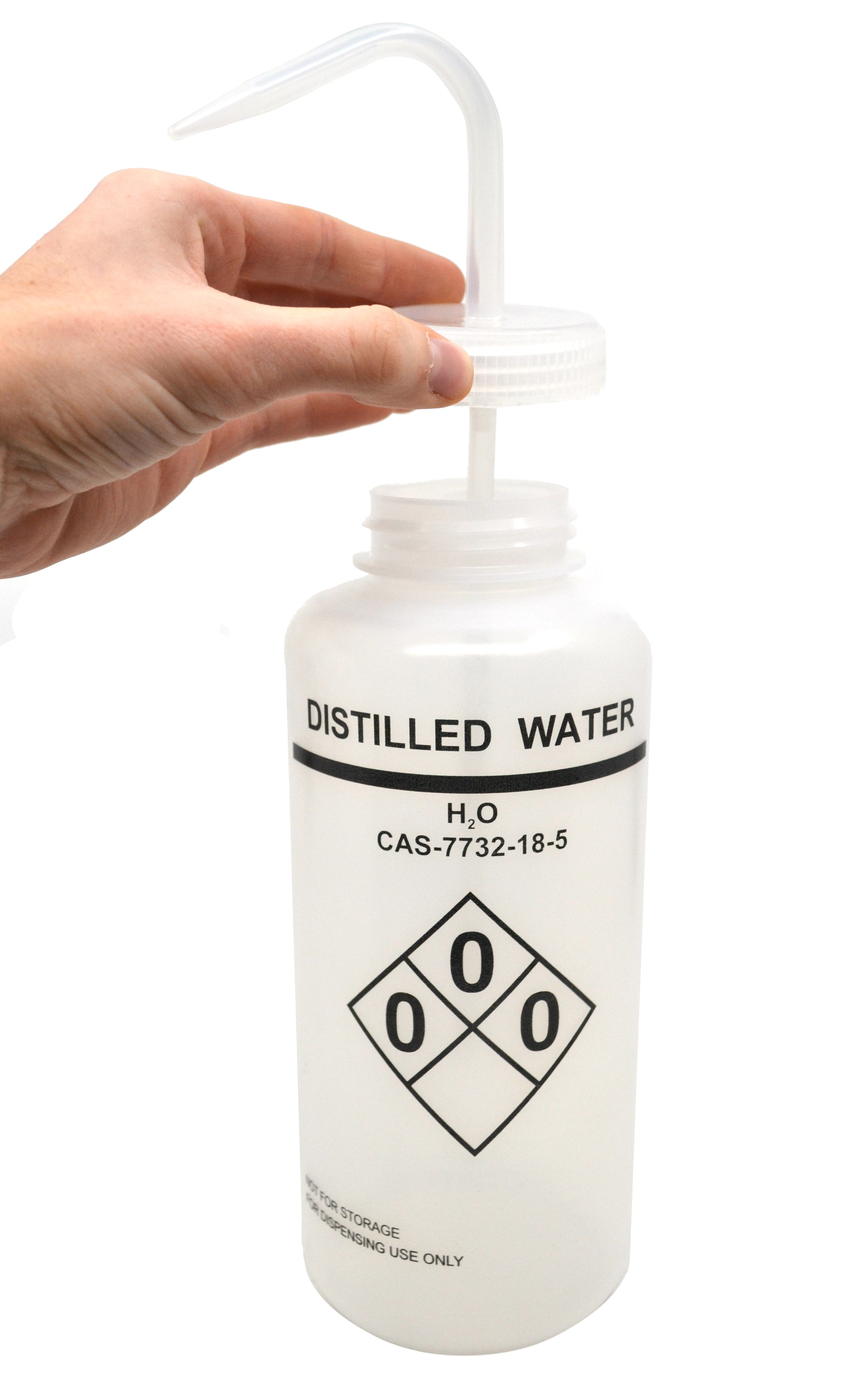 Self-Venting LDPE Methanol Wash Bottle, 1000mL